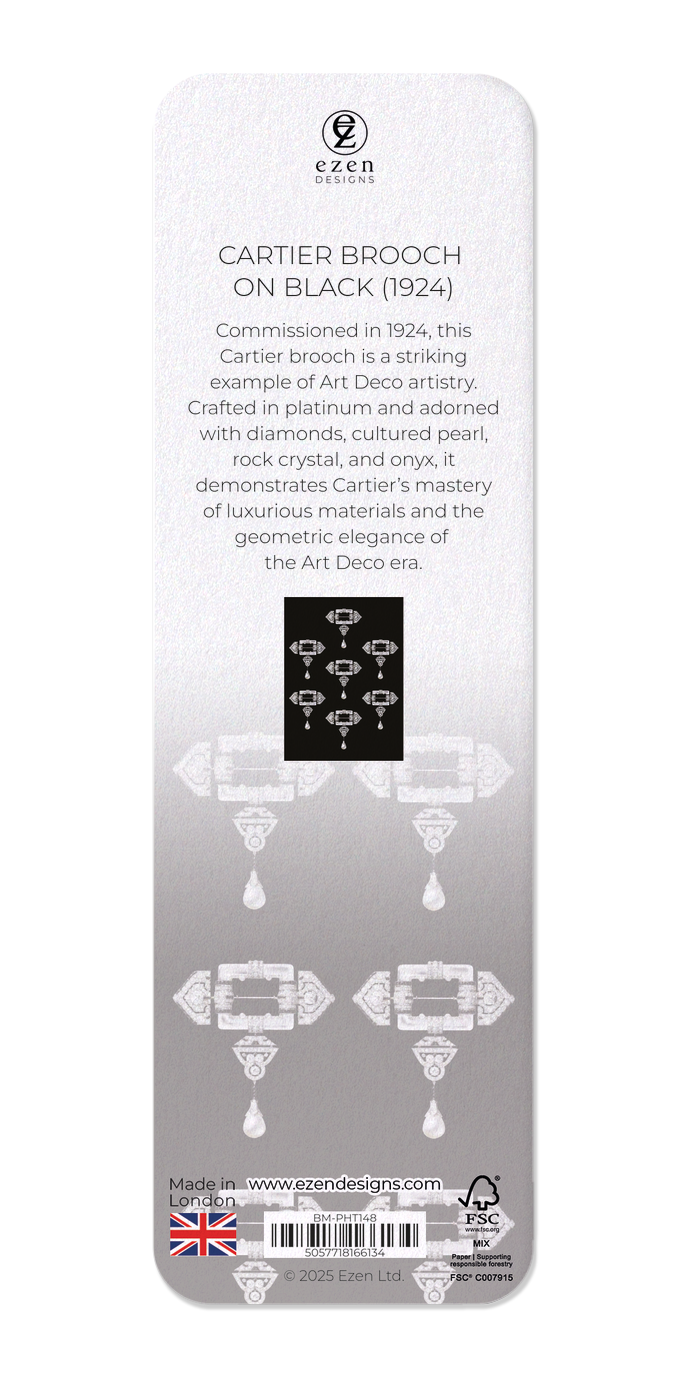 CARTIER BROOCH ON BLACK (1924)