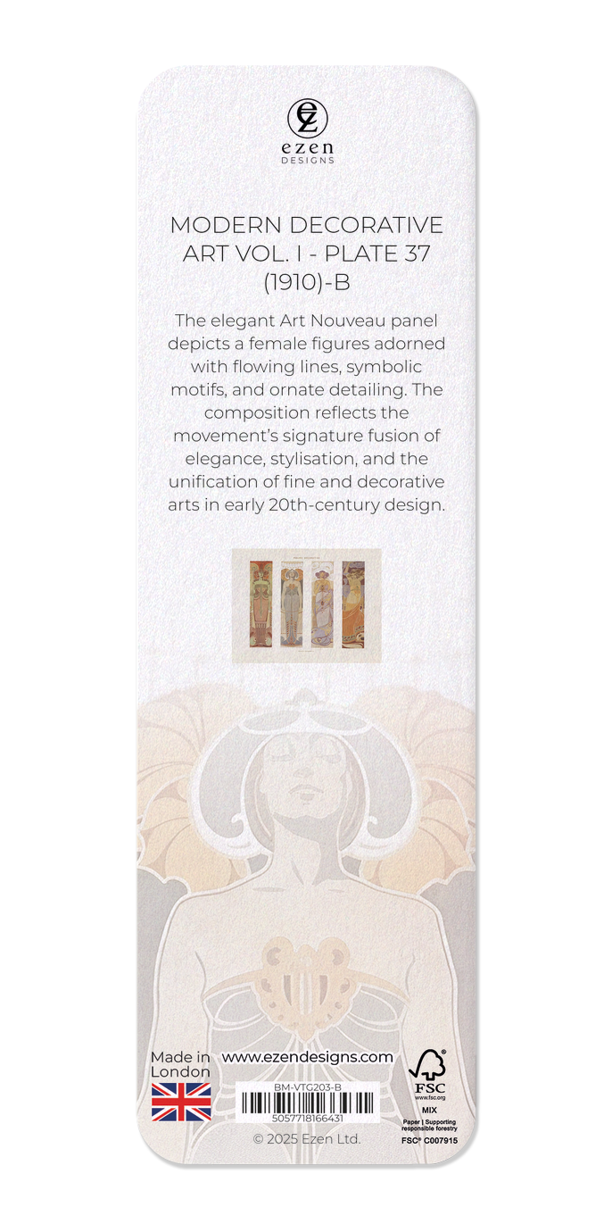 MODERN DECORATIVE ART VOL. I - PLATE 37 (1910)-B