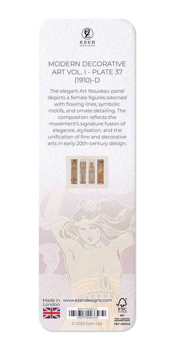 MODERN DECORATIVE ART VOL. I - PLATE 37 (1910)-D