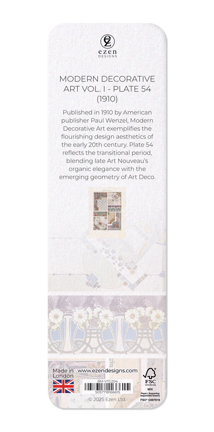 MODERN DECORATIVE ART VOL. I - PLATE 54 (1910)