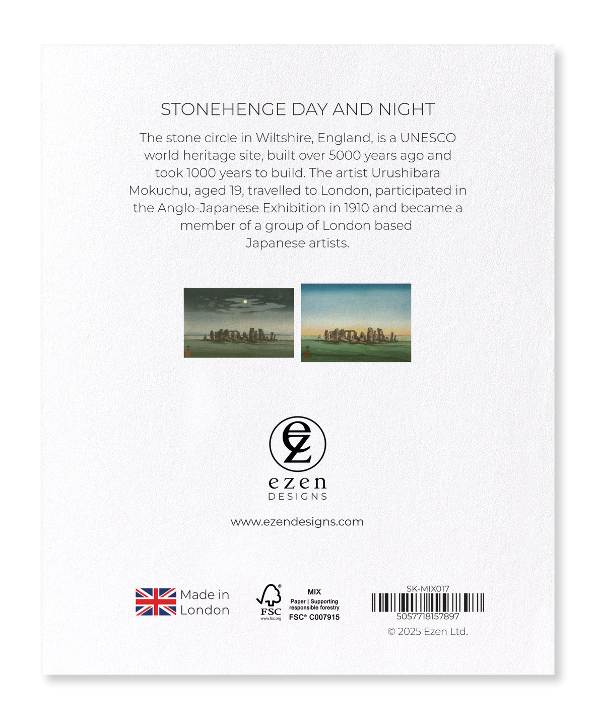 Ezen Designs - STONEHENGE DAY AND NIGHT - Sticker Set