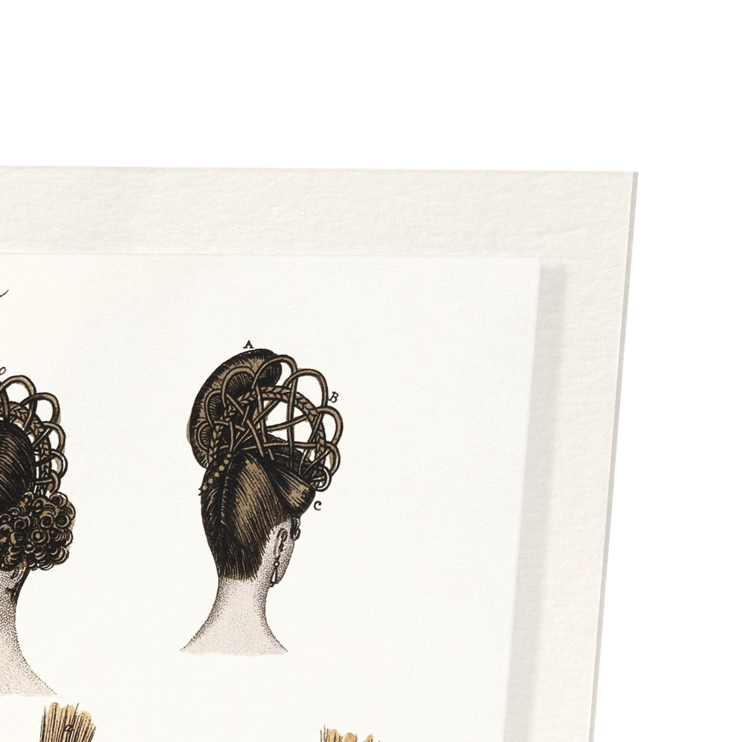 FASHIONABLE HEAD DRESSES (1830)