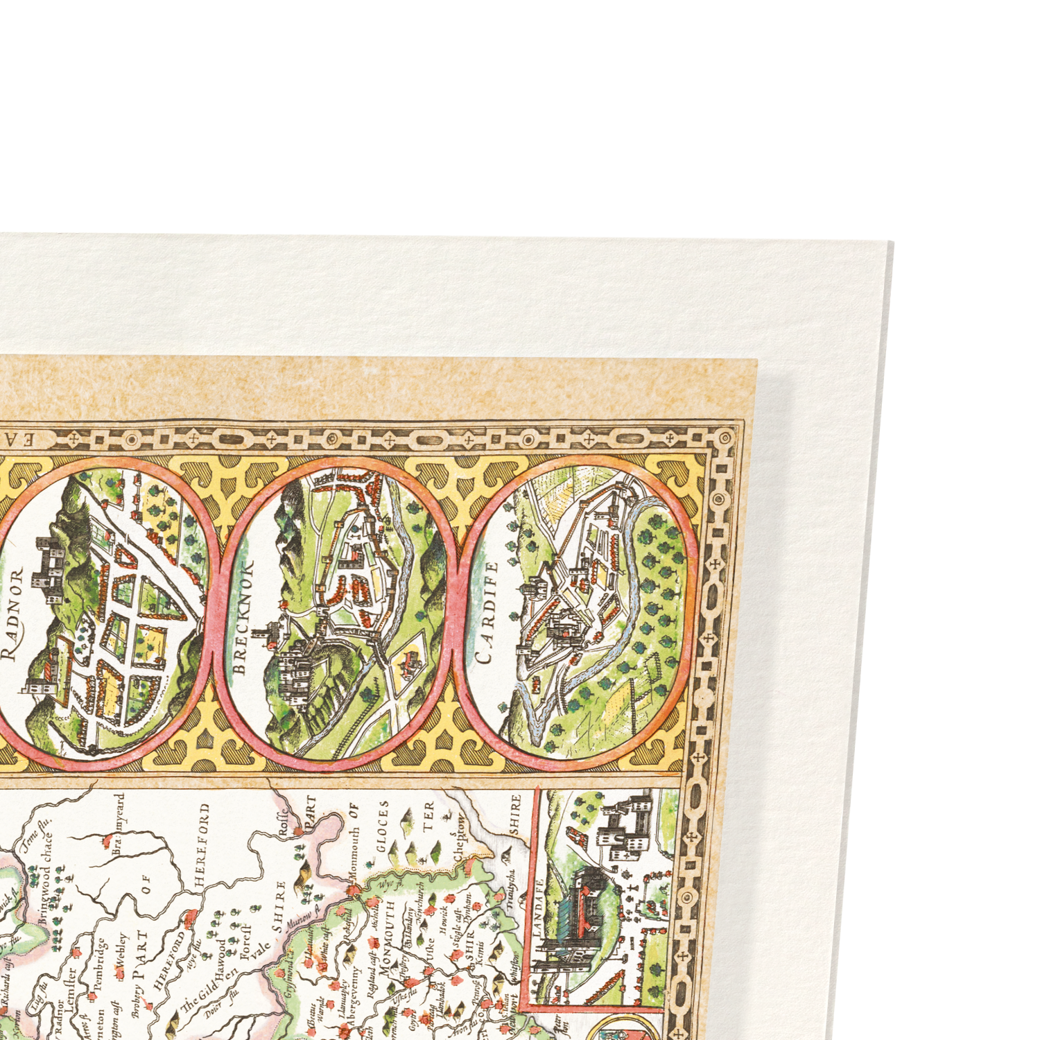 WALES BY JOHN SPEED (C.1611)