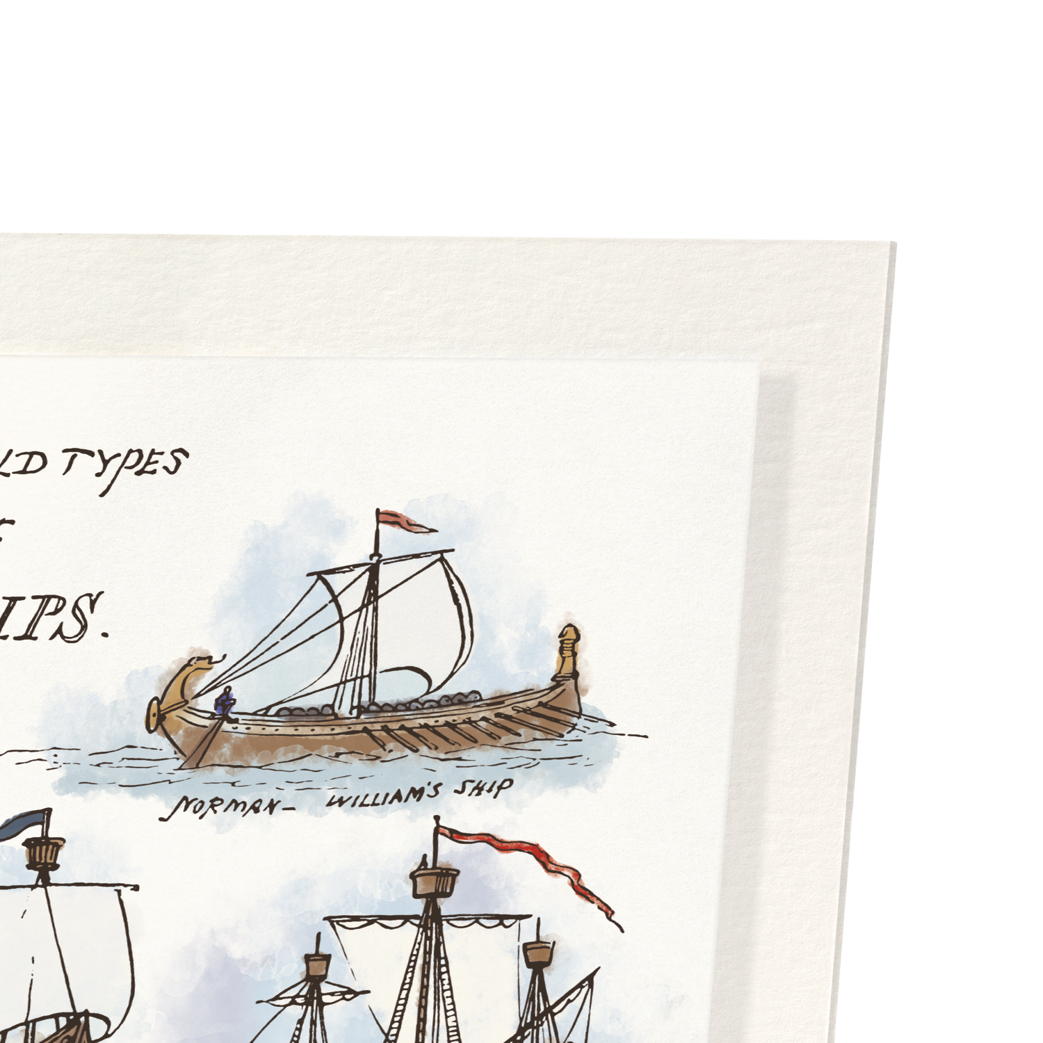SEA PICTURES DRAWN WITH PEN, PENCIL AND WATERCOLOUR (1882)
