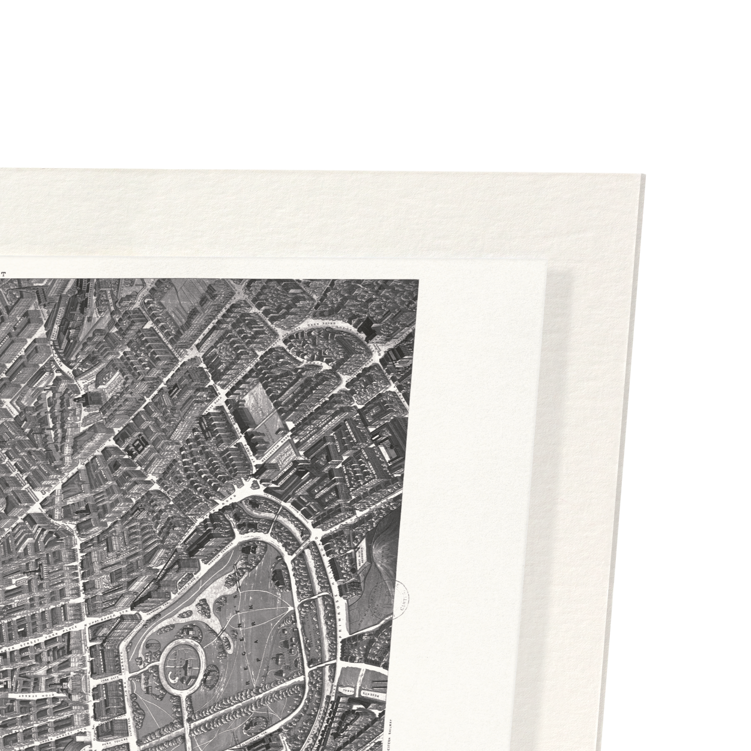 A BALLOON VIEW OF LONDON (C.1851)