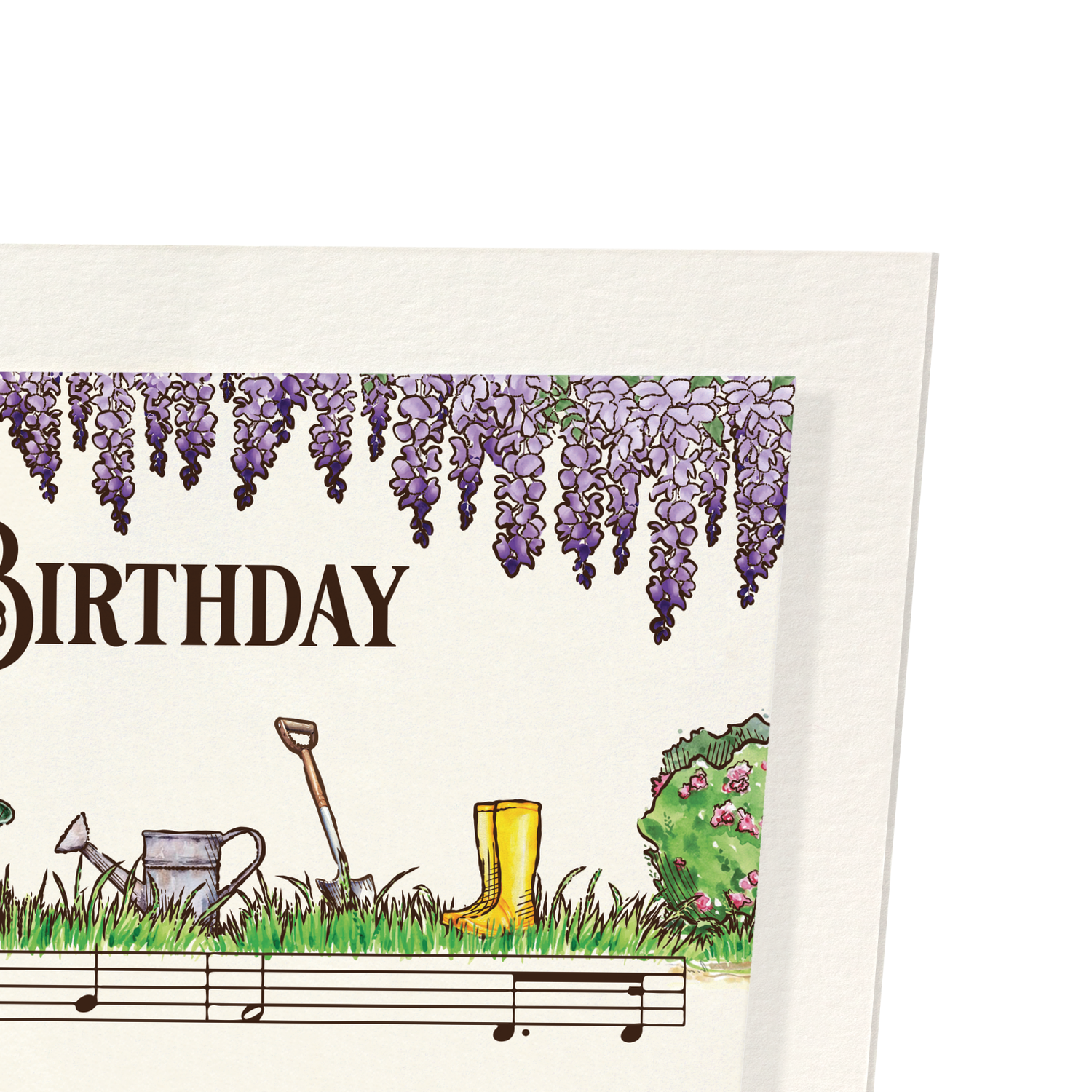 GARDEN BIRTHDAY MUSIC SCORE