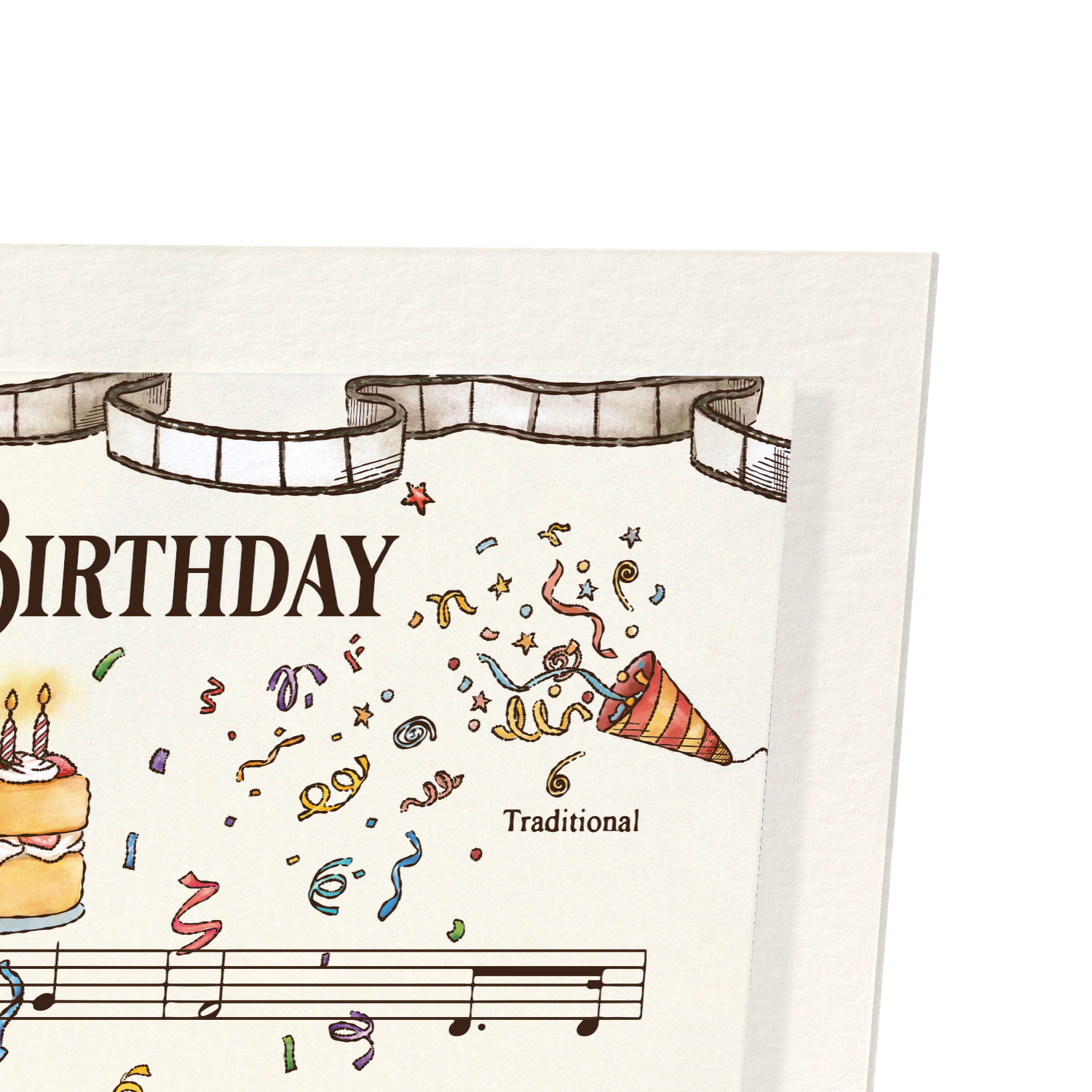 CINEMA BIRTHDAY MUSIC SCORE