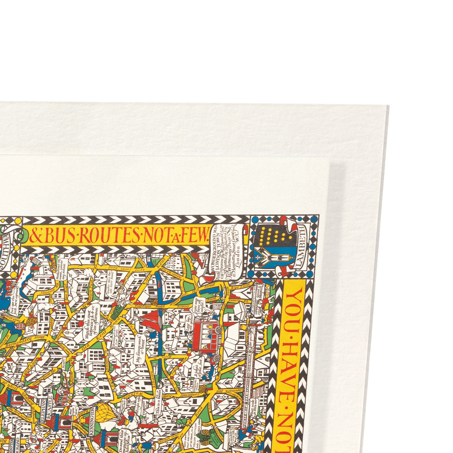 WONDERGROUND MAP OF LONDON TOWN (1914)