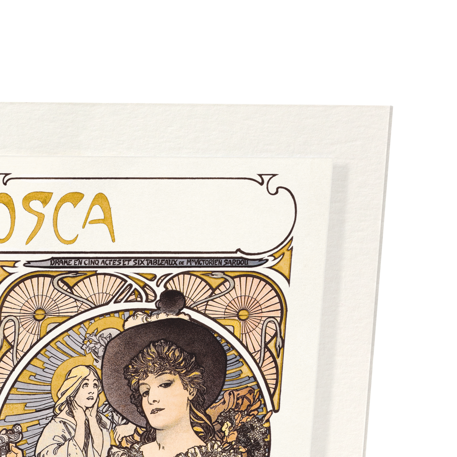 POSTER FOR TOSCA (1898)