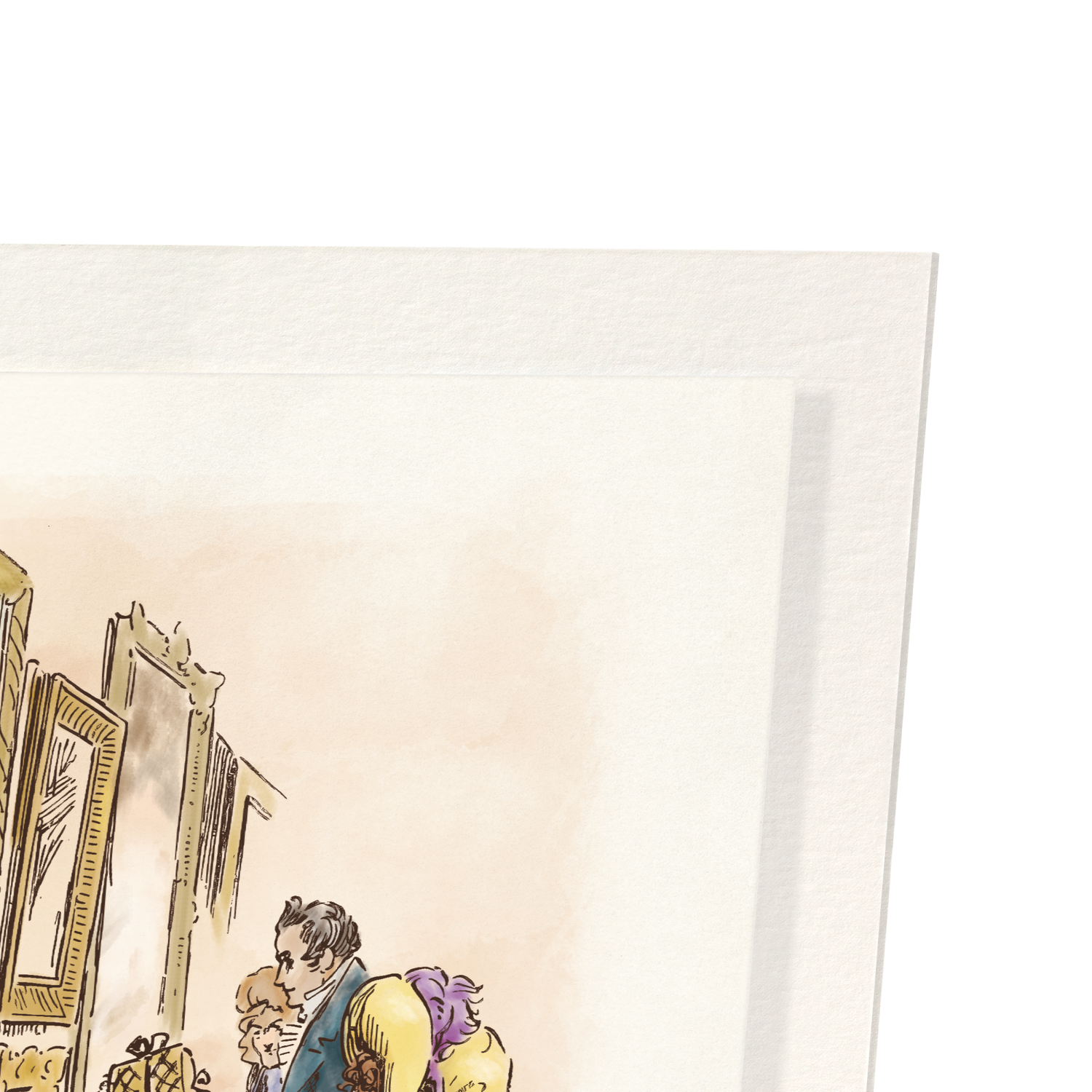 BEFORE THE PICTURE IN CONTEMPLATION (1895)