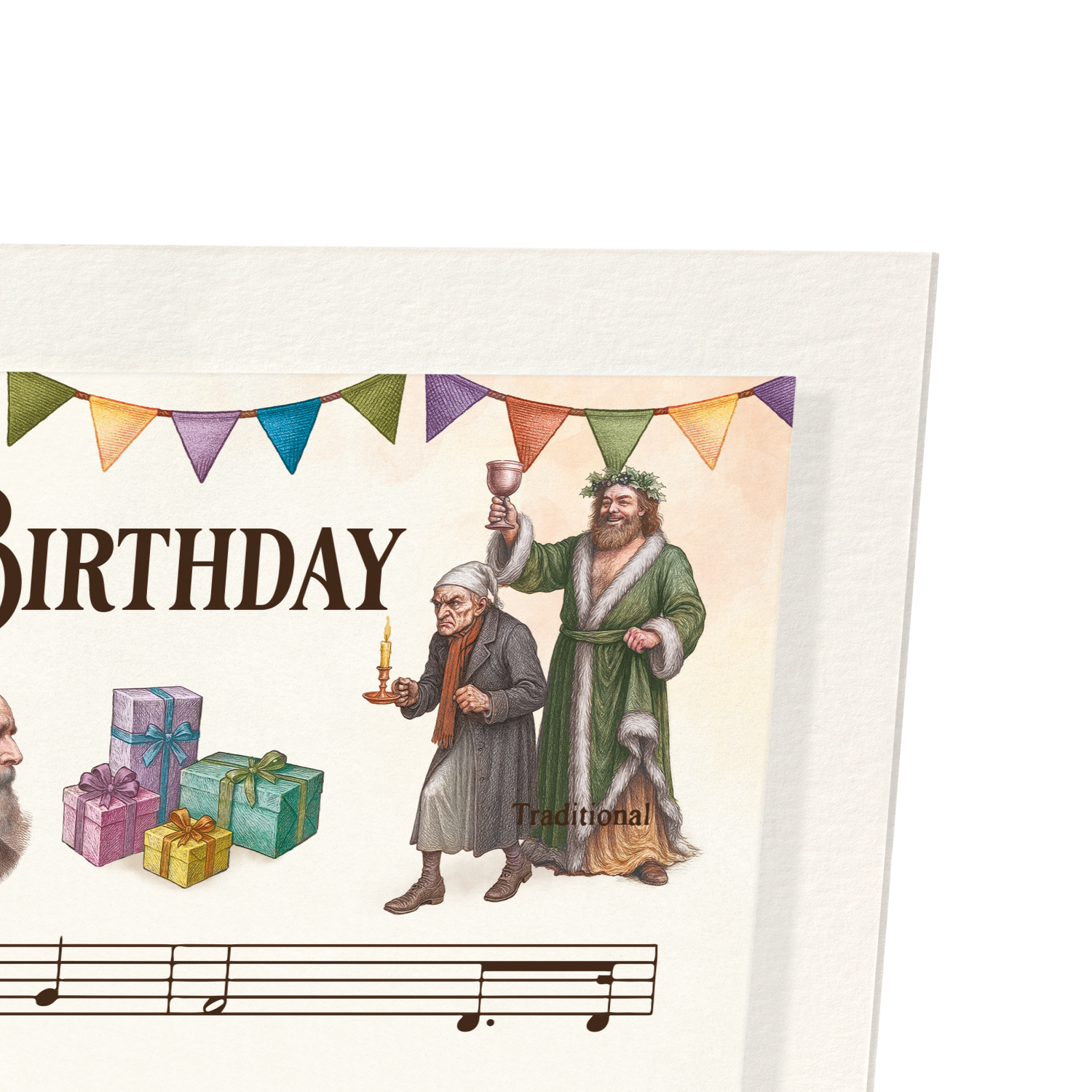 DICKENS BIRTHDAY MUSIC SCORE