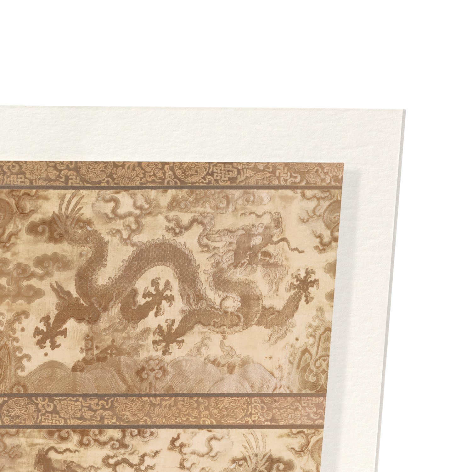 BANDE ORNÉE DE DEUX DRAGONS COURANT (18E S)