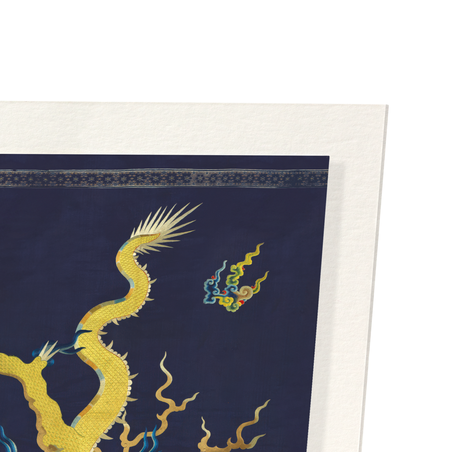 BANDE DE CHAISE ORNÉE DE DRAGONS (18E S.)