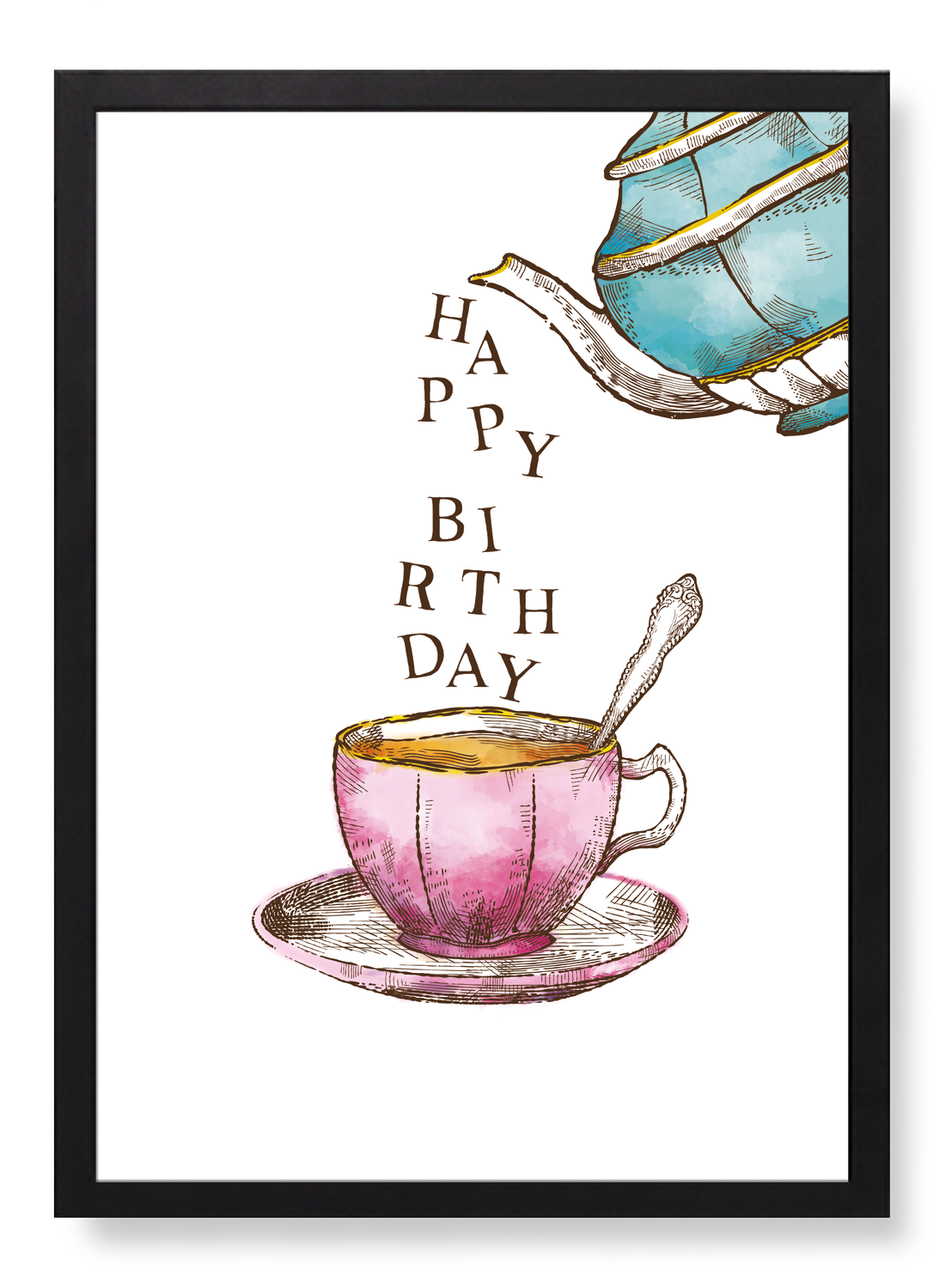 POURING BIRTHDAY TEA