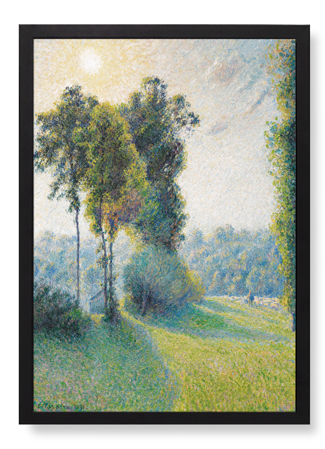 LANDSCAPE AT SAINT-CHARLES, SUNSET (1891)