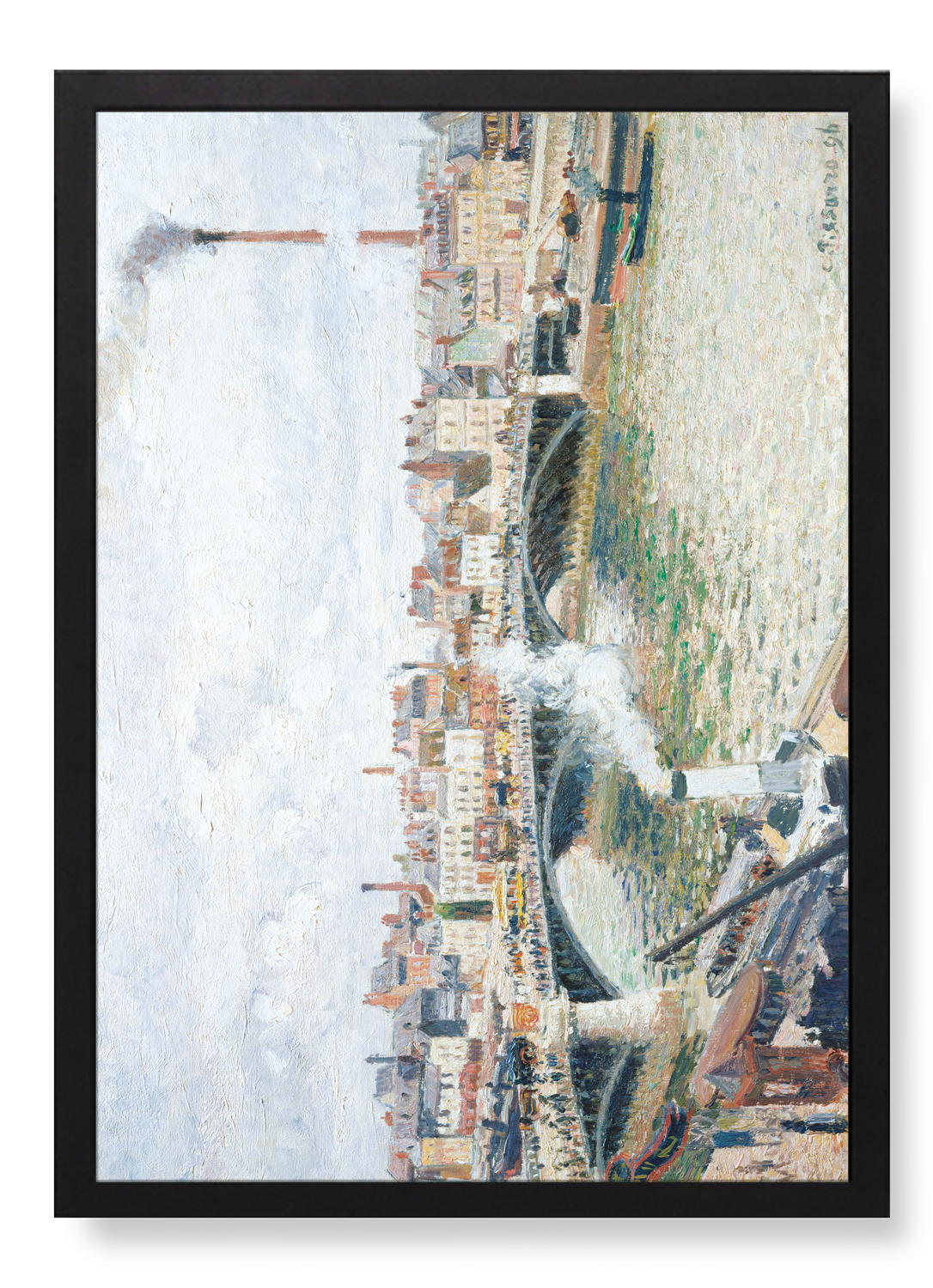 MORNING, AN OVERCAST DAY, ROUEN (1896)