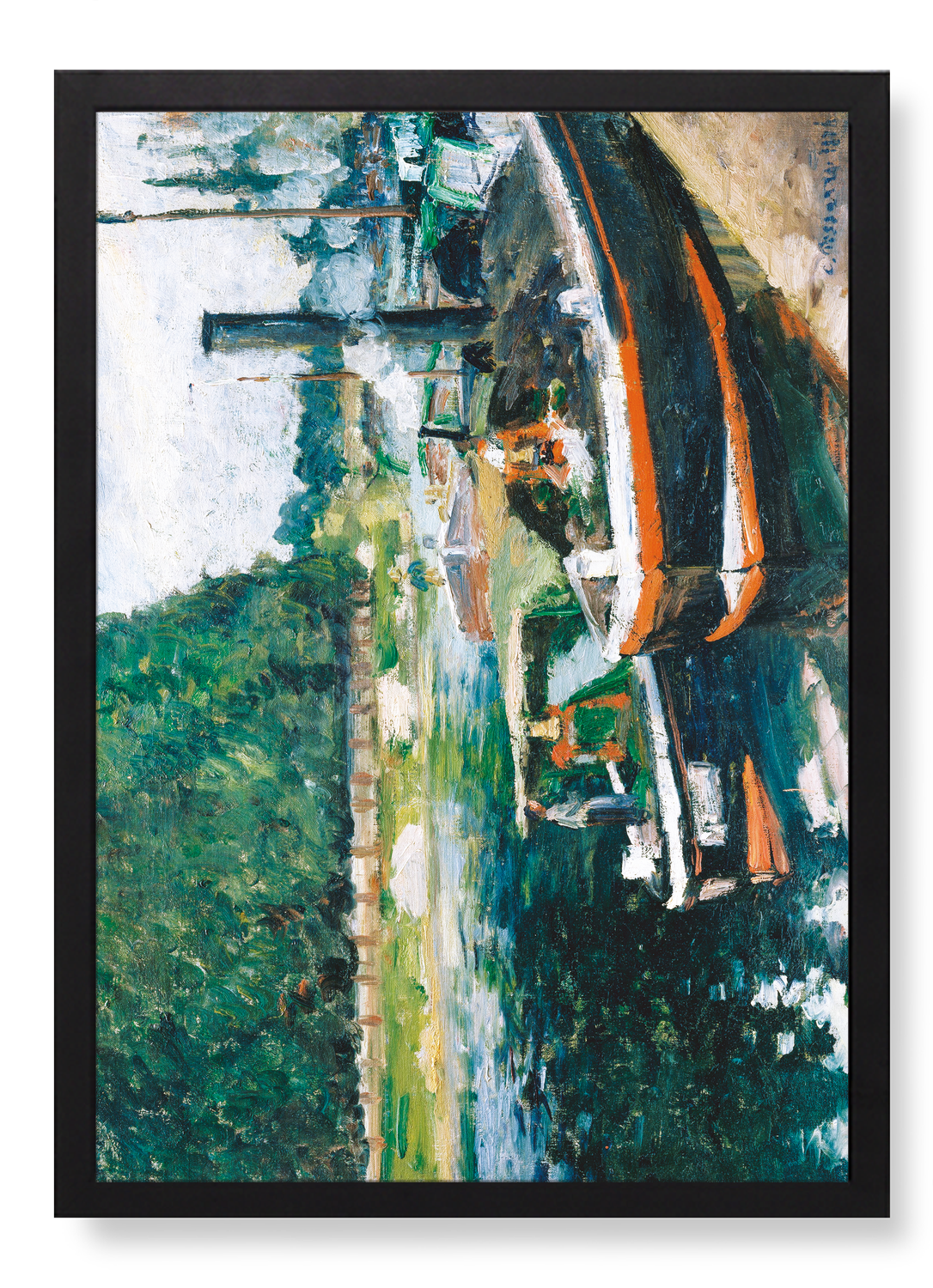 BARGES AT PONTOISE (1876)