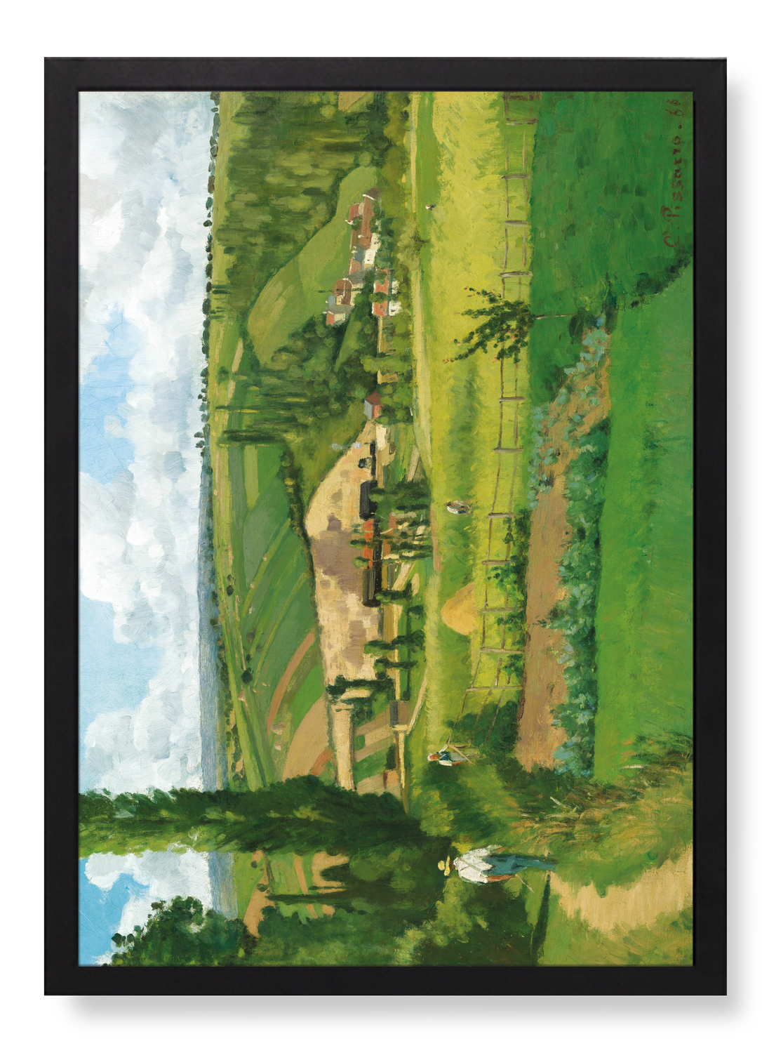 LANDSCAPE AT LES PÂTIS, PONTOISE (1868)