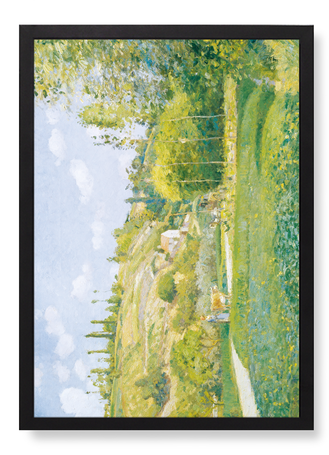 A COWHERD AT VALHERMEIL, AUVERS-SUR-OISE (1874)