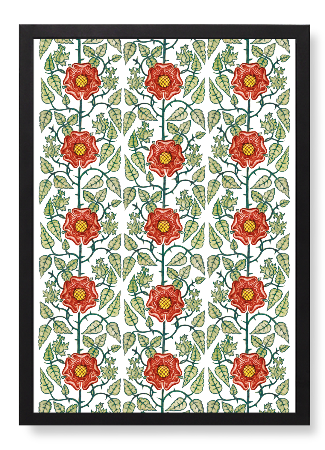 TUDOR ROSE BY DE MORGAN (C.1888)