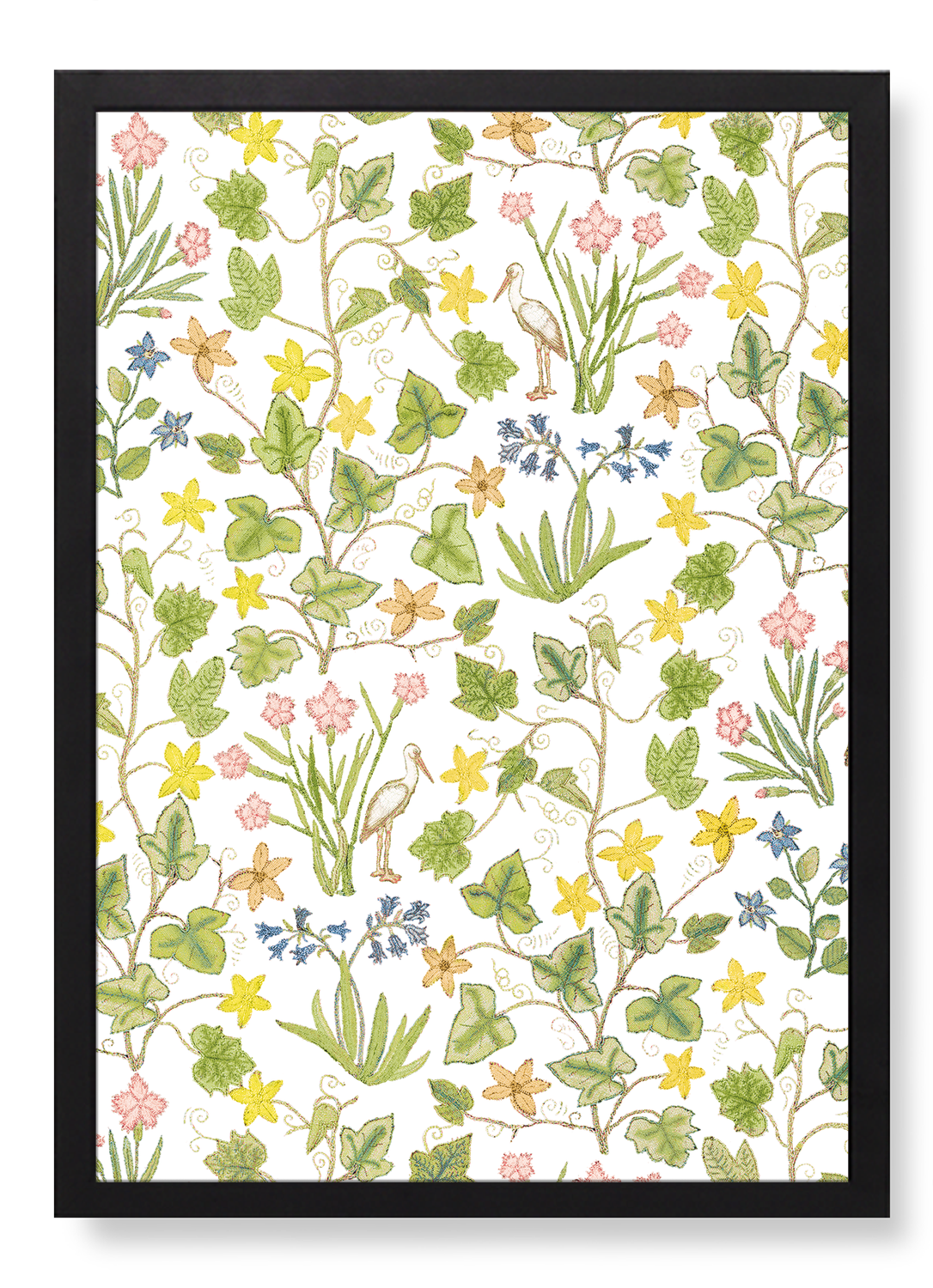 IVY AND FLOWERS ON WHITE (16TH C.)