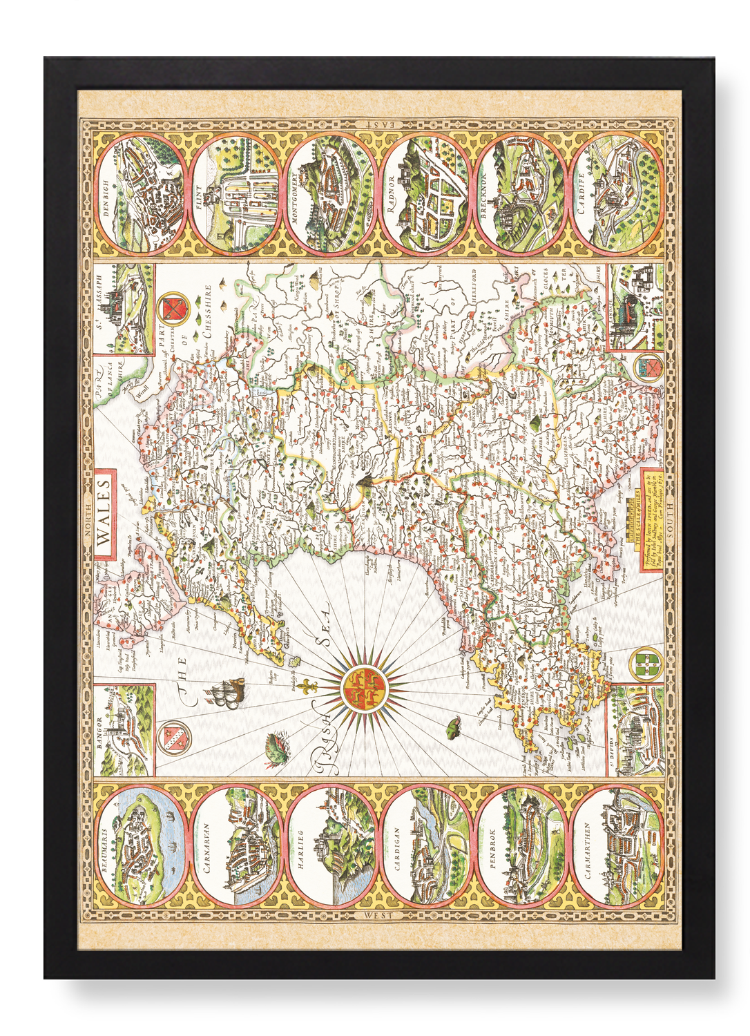 WALES BY JOHN SPEED (C.1611)