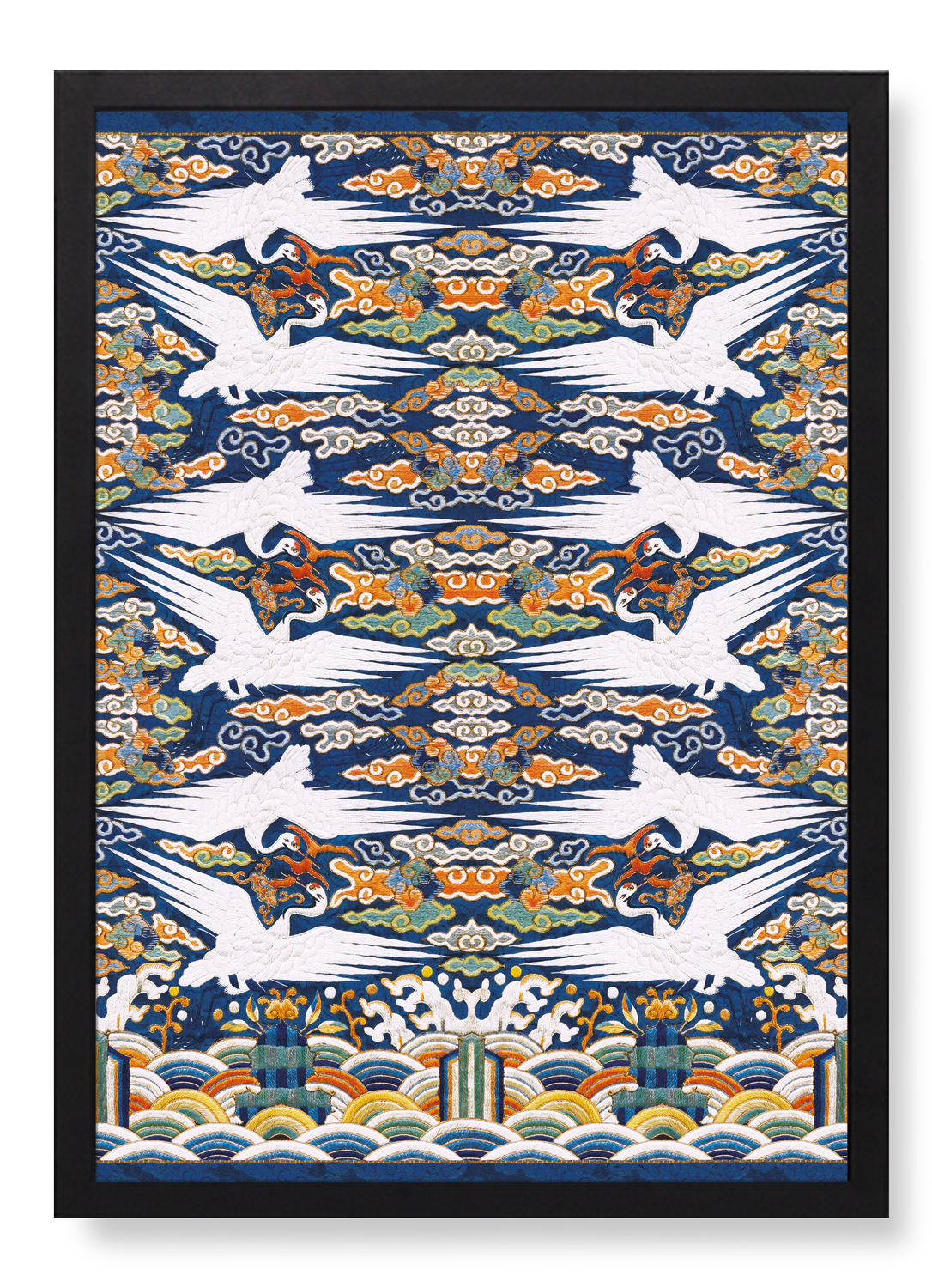 KOREAN RANK BADGE OF CRANES (19TH C.)