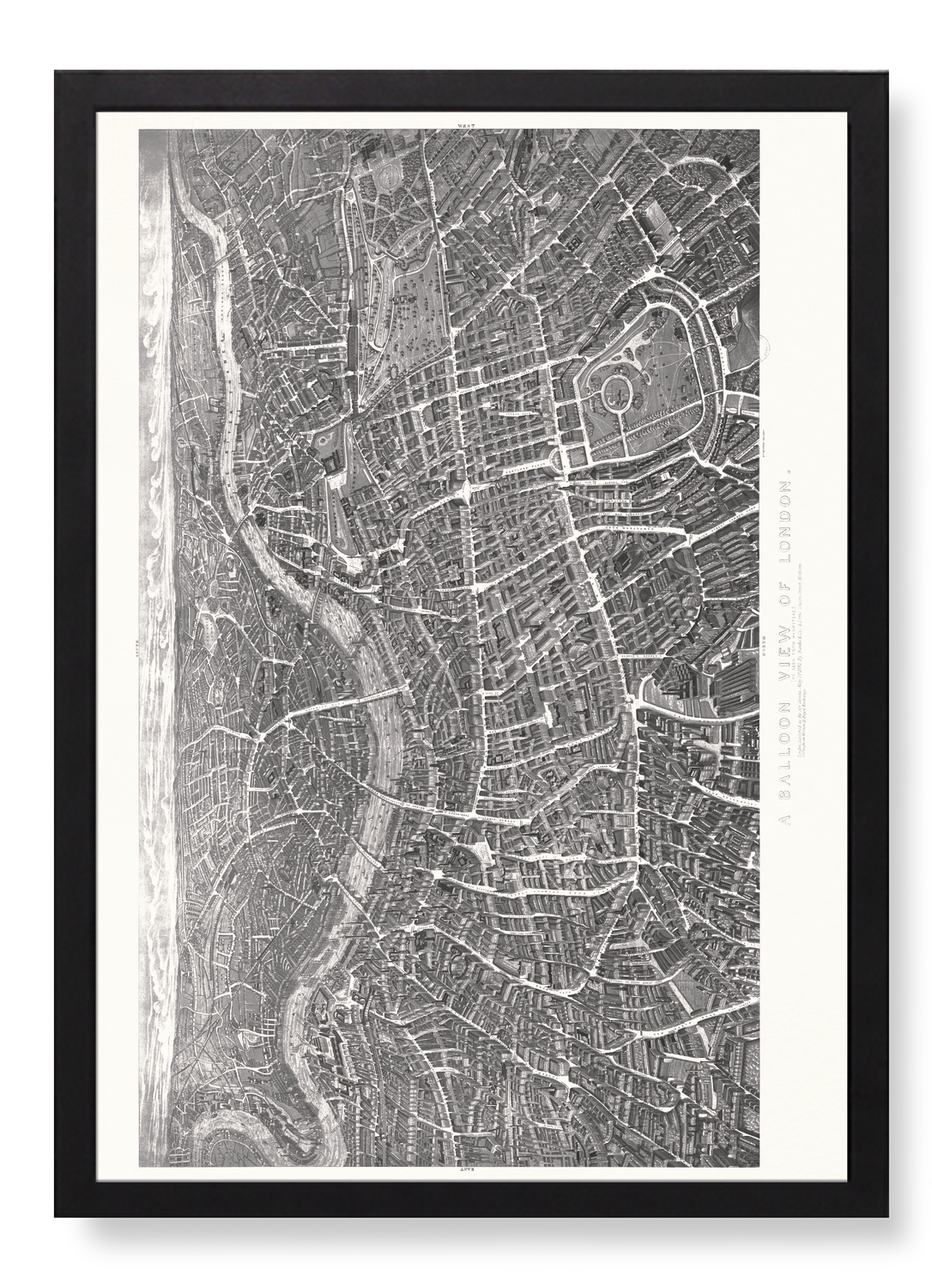 A BALLOON VIEW OF LONDON (C.1851)