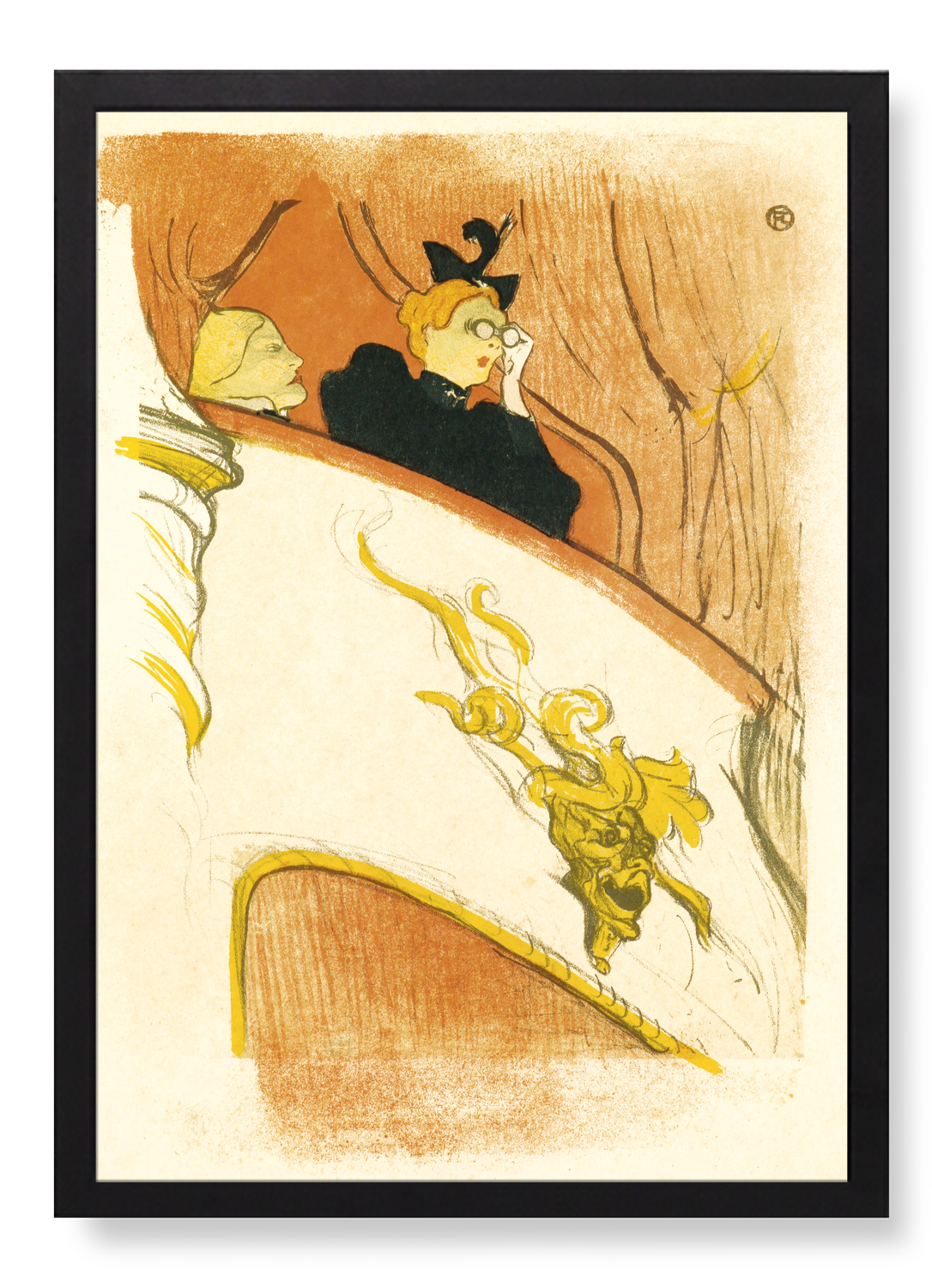 LA LOGE AU MASCARON DORÉ (1893)