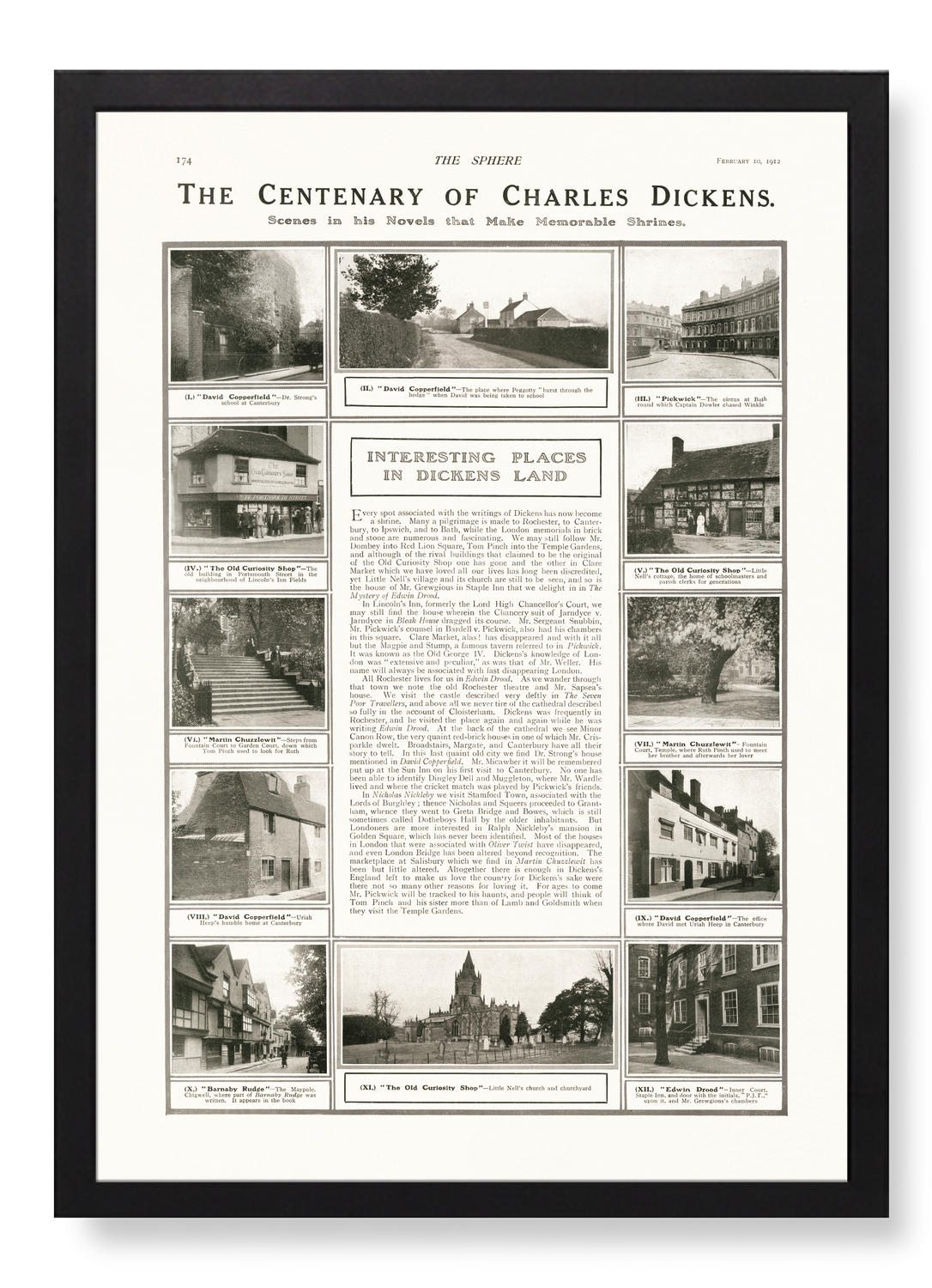 SCENES IN CHARLES DICKENS' NOVELS (1912)