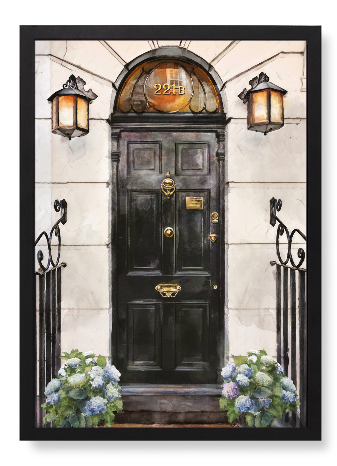 FRONT DOOR OF 221B BAKER STREET DAY