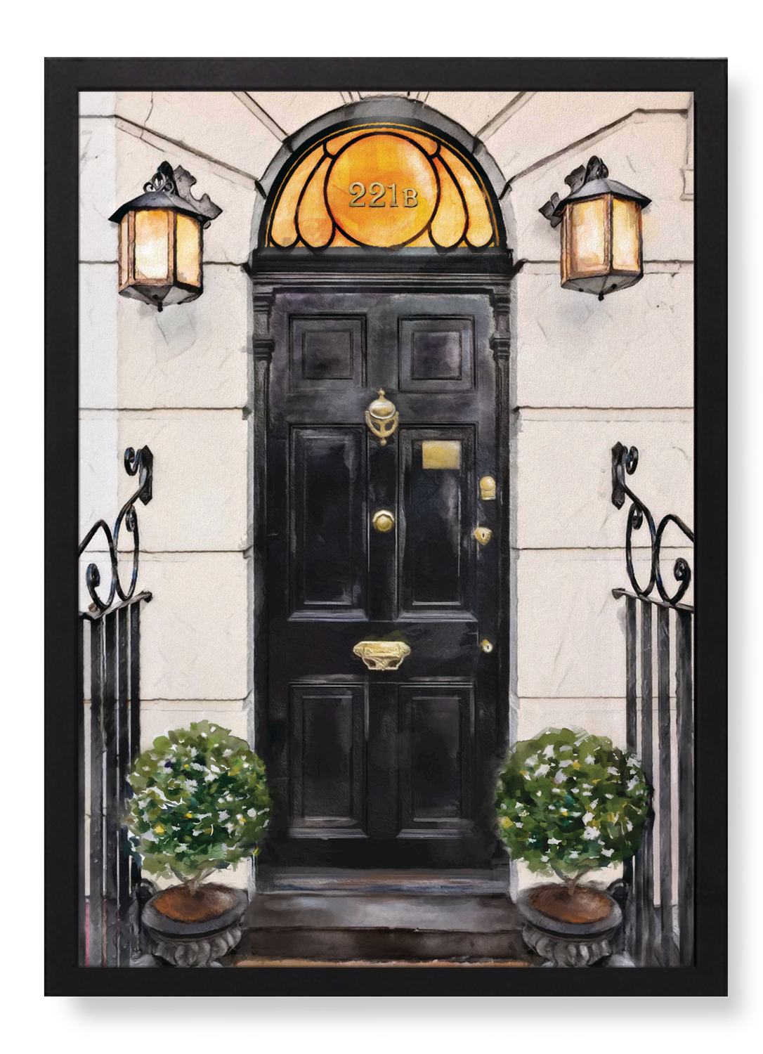 FRONT DOOR OF 221B BAKER STREET