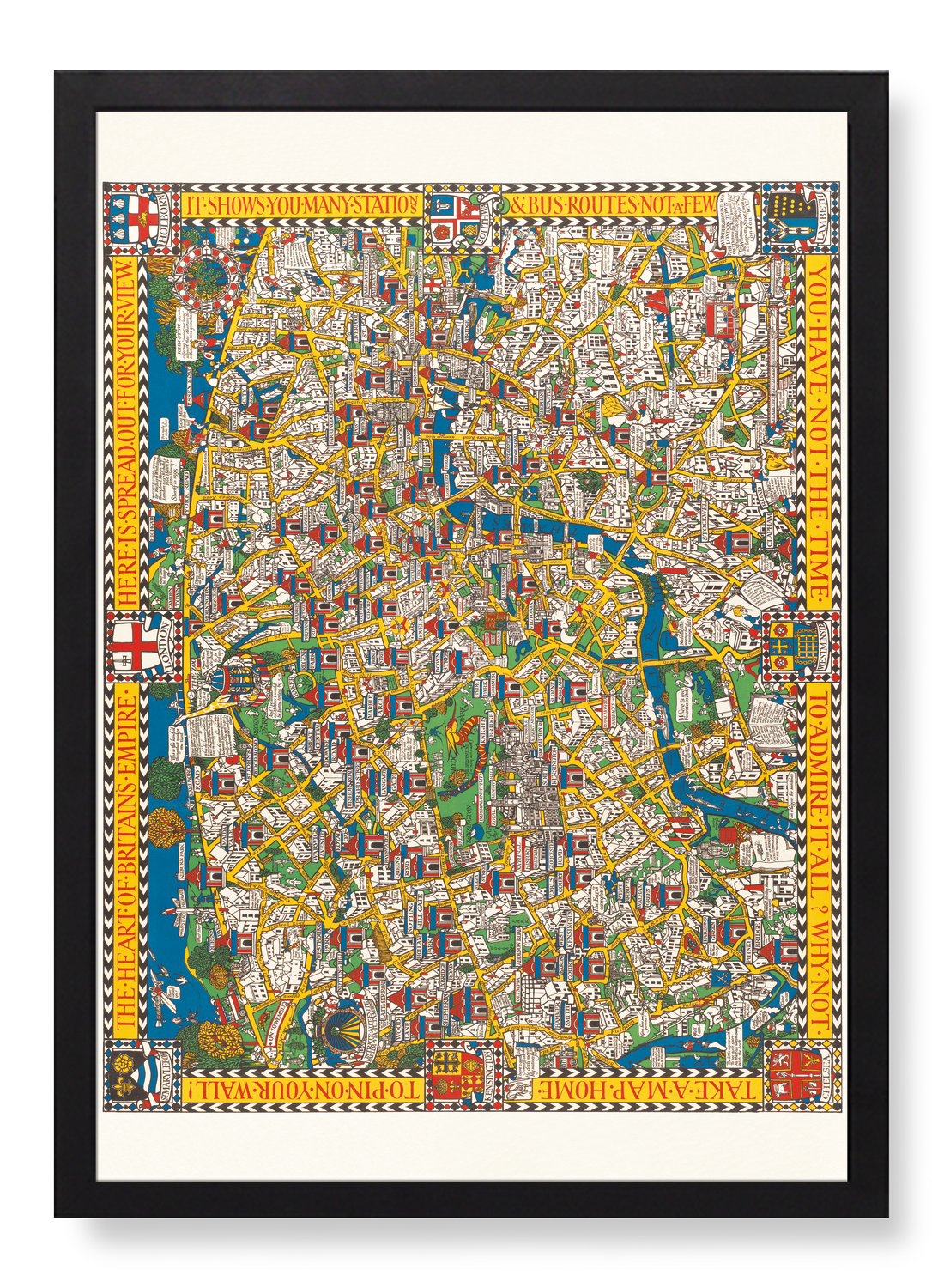 WONDERGROUND MAP OF LONDON TOWN (1914)
