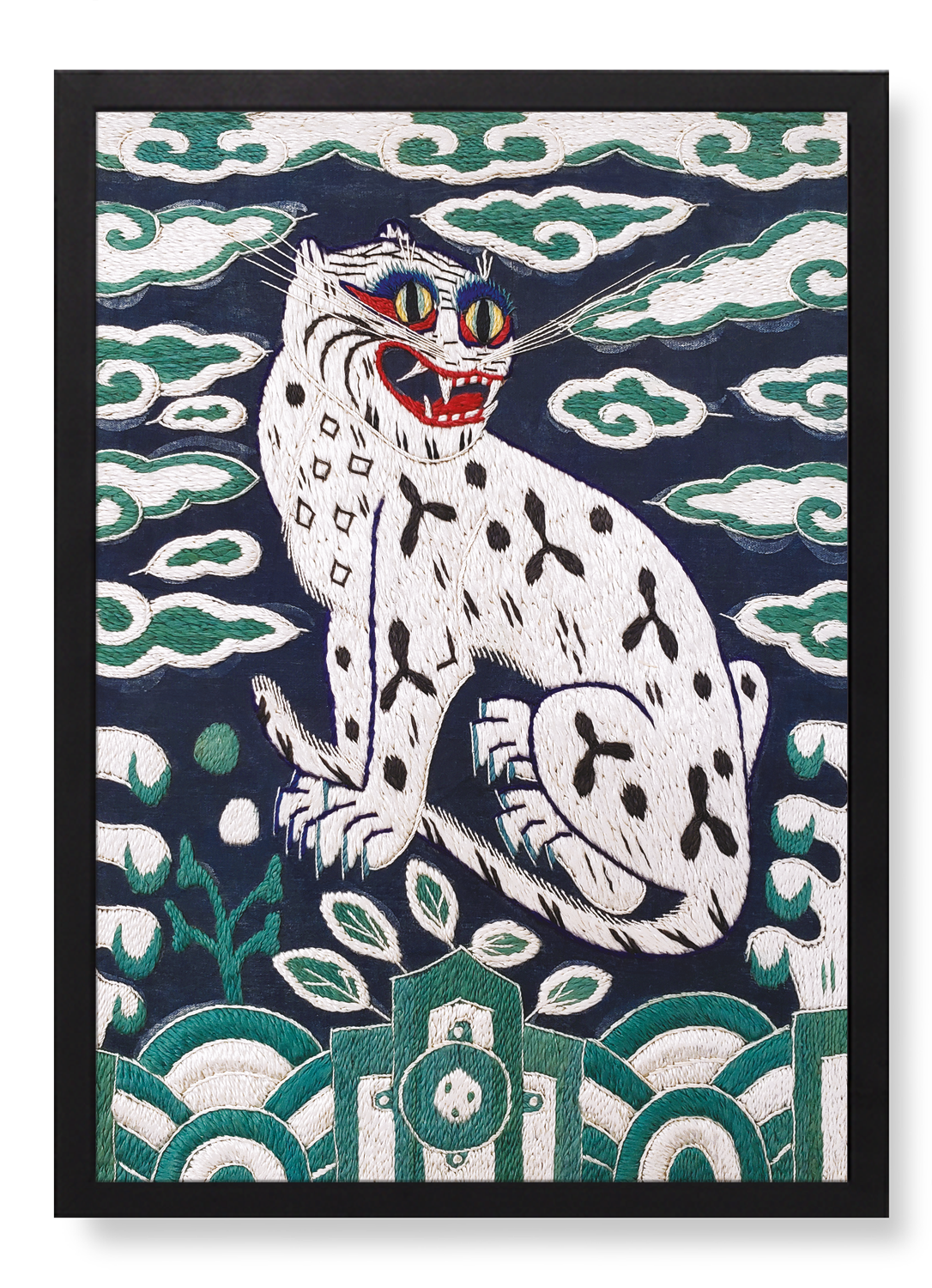 KOREAN HYUNGBAE RANK BADGE OF TIGER (LATE 19TH C)