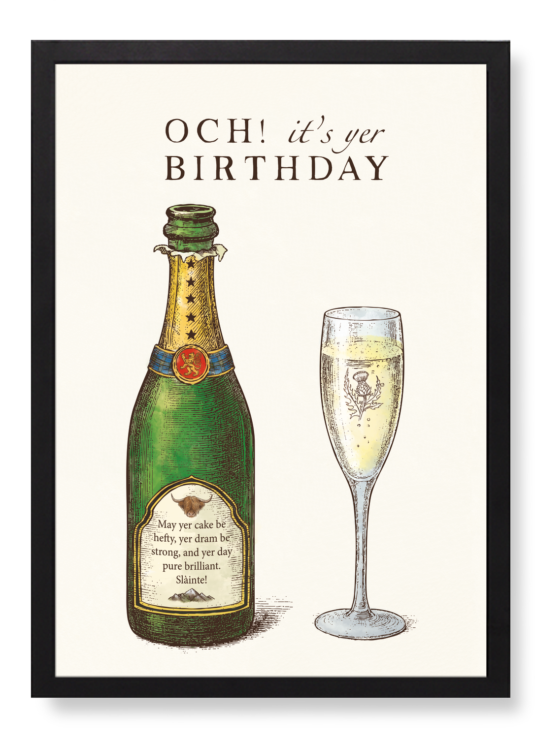 HAPPY BIRTHDAY SCOTTISH CHAMPAGNE