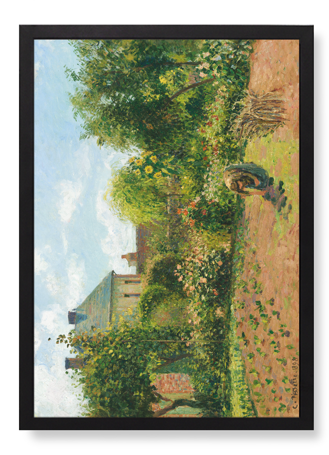 THE ARTIST’S GARDEN AT ÉRAGNY (1898)