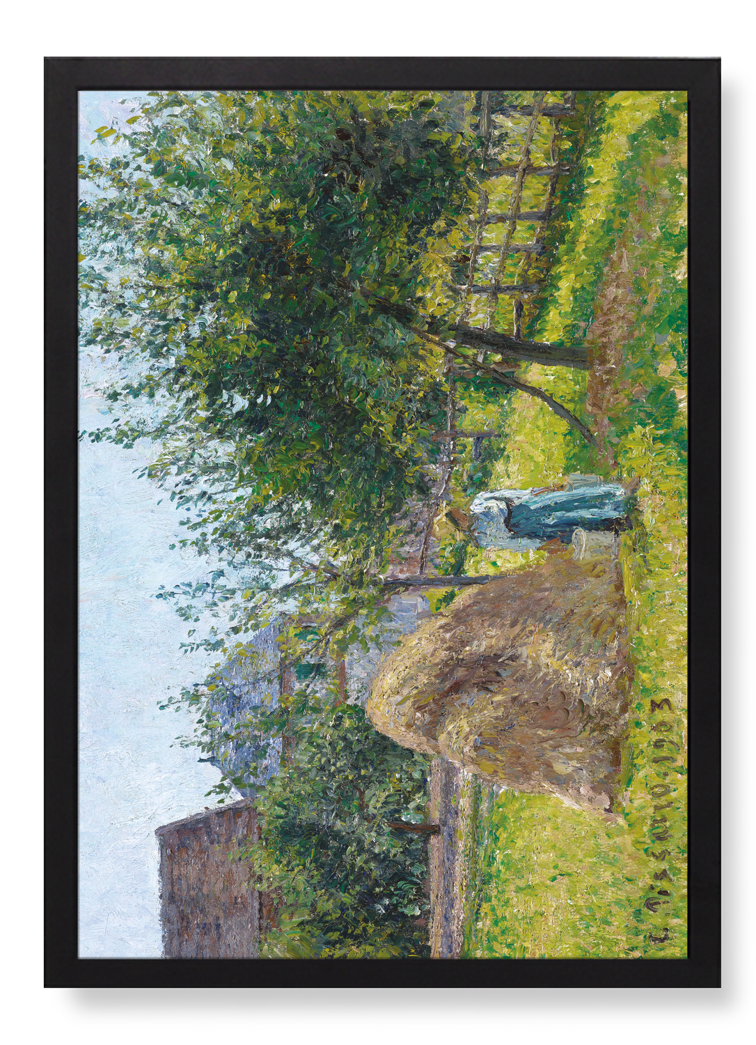 APPLE TREES IN ERAGNY, SUNNY MORNING (1903)