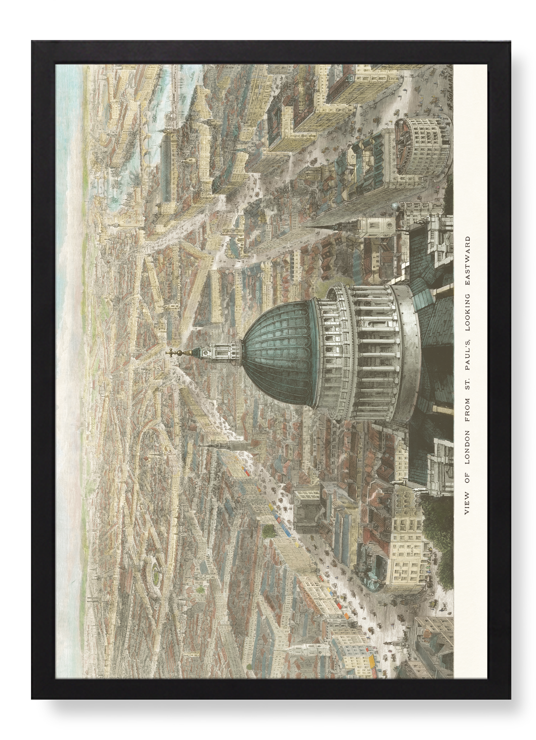 VIEW OF LONDON FROM ST PAUL’S, LOOKING EASTWARD (1892)