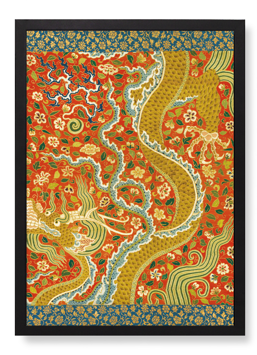 CANOPY WITH DRAGON AMONG FLOWERS (12TH–15TH C)