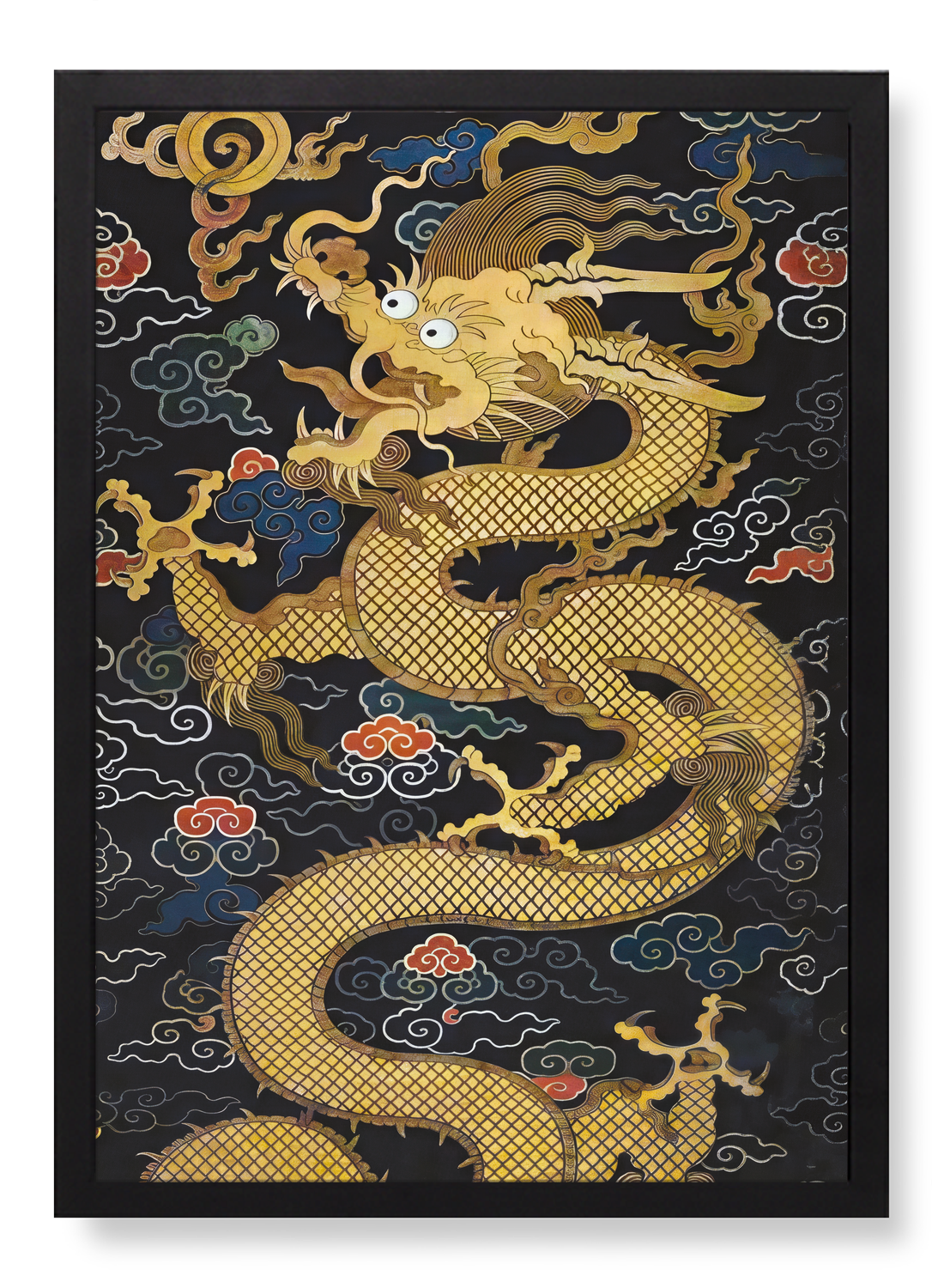 PANEL WITH DRAGON (17TH C)