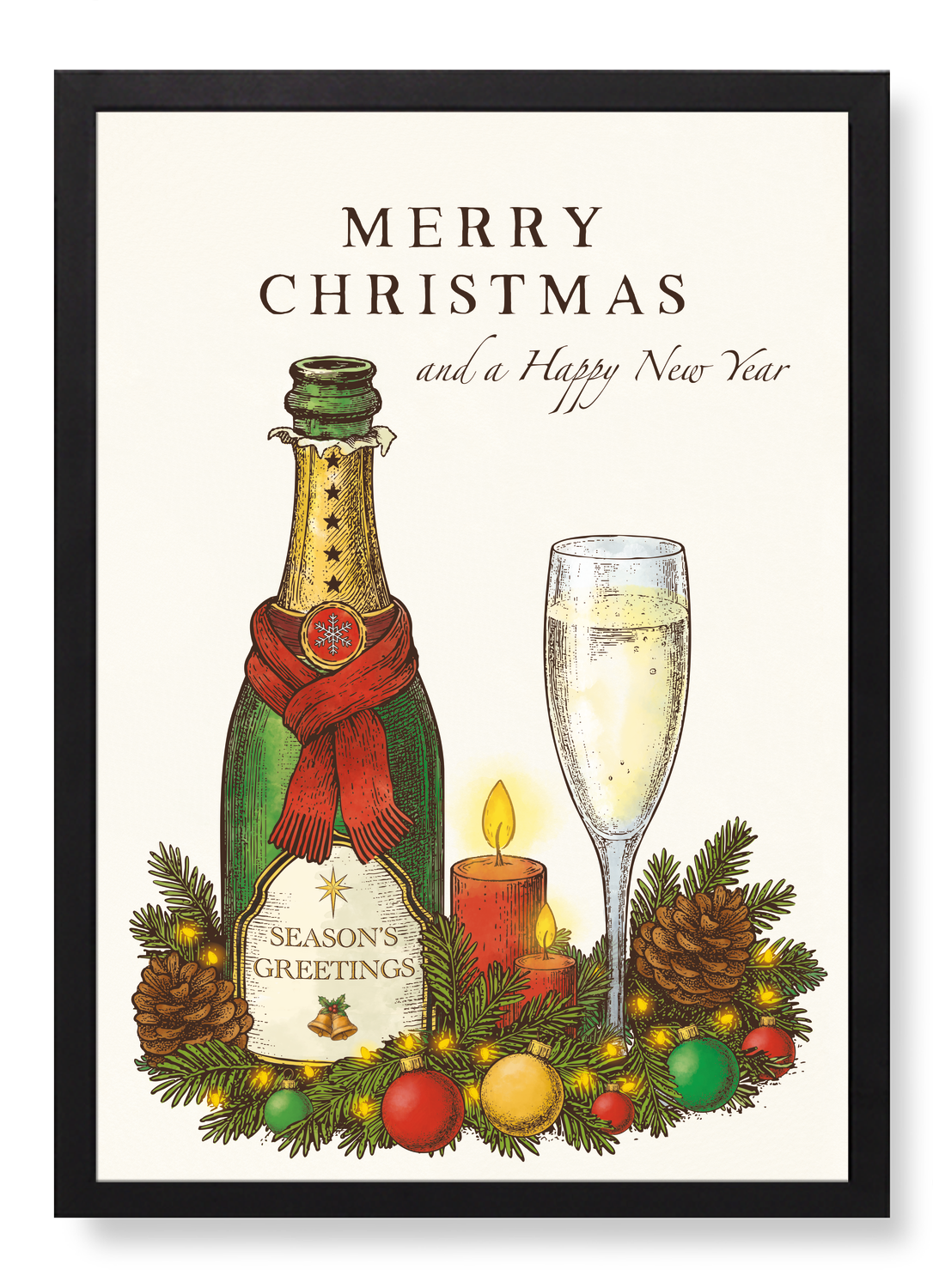 MERRY CHRISTMAS CHAMPAGNE