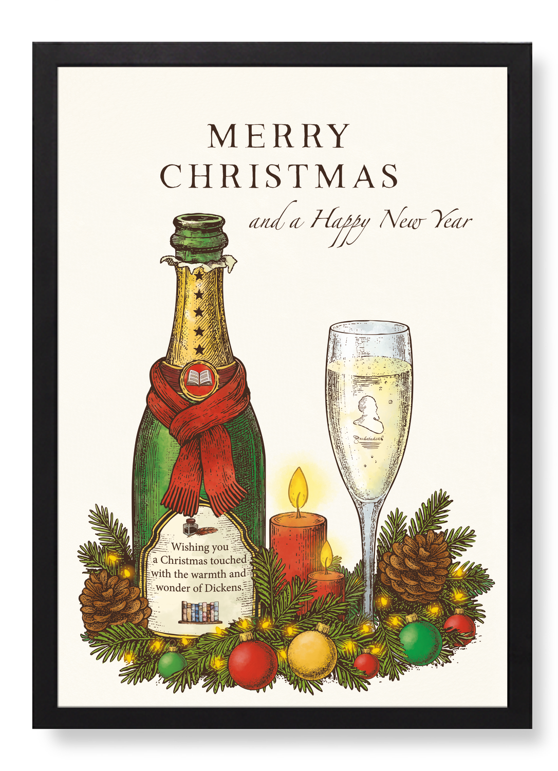 CHARLES DICKENS CHRISTMAS CHAMPAGNE