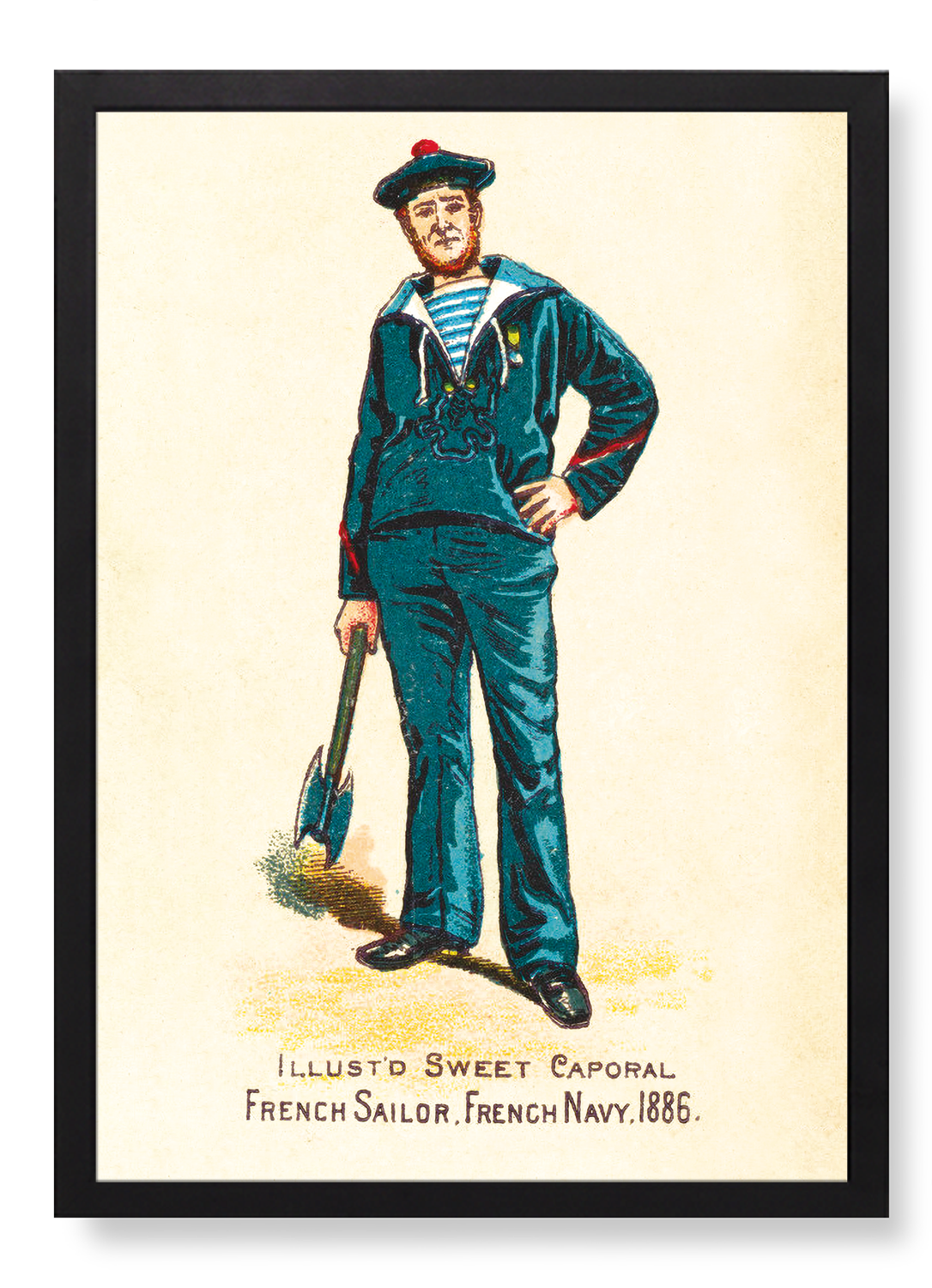 MARIN DE LA SÉRIE MILITAIRE FRANÇAISE (1886)