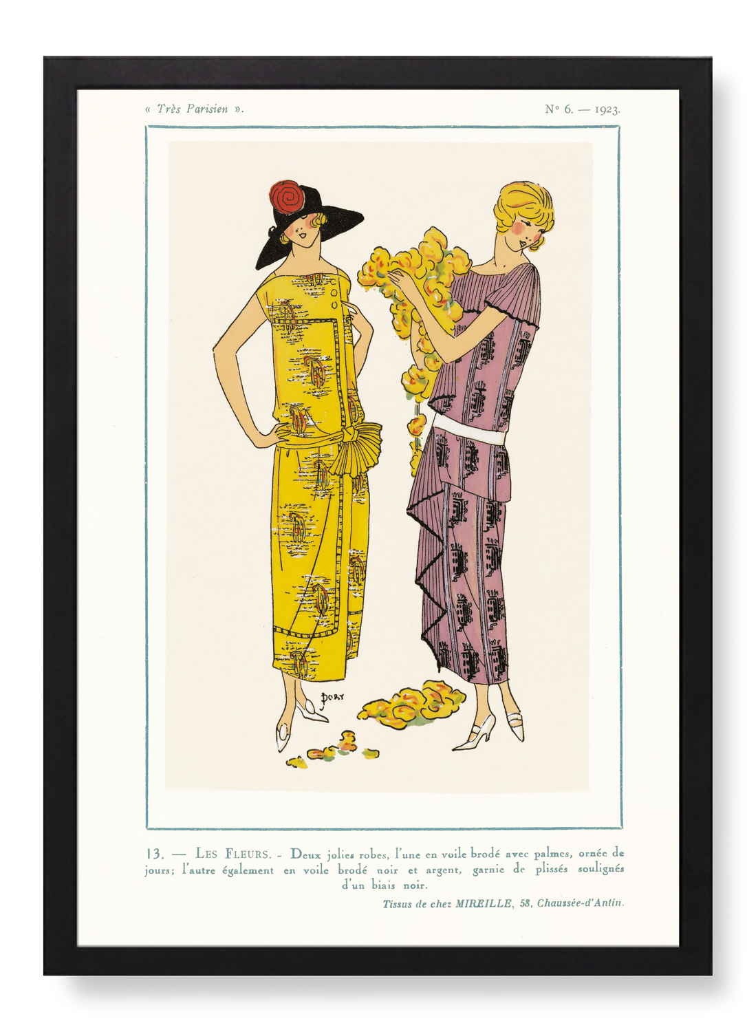 TRÈS PARISIEN - LES FLEURS (1923)