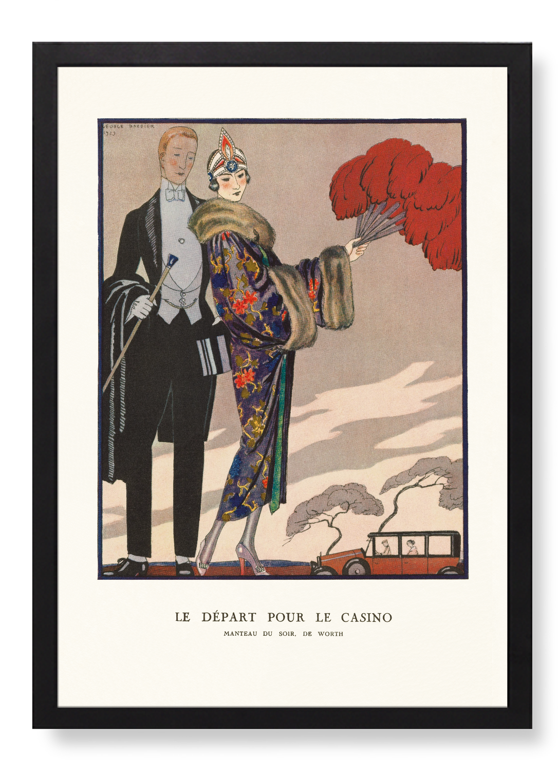 LE DÉPART POUR LE CASINO (1923)