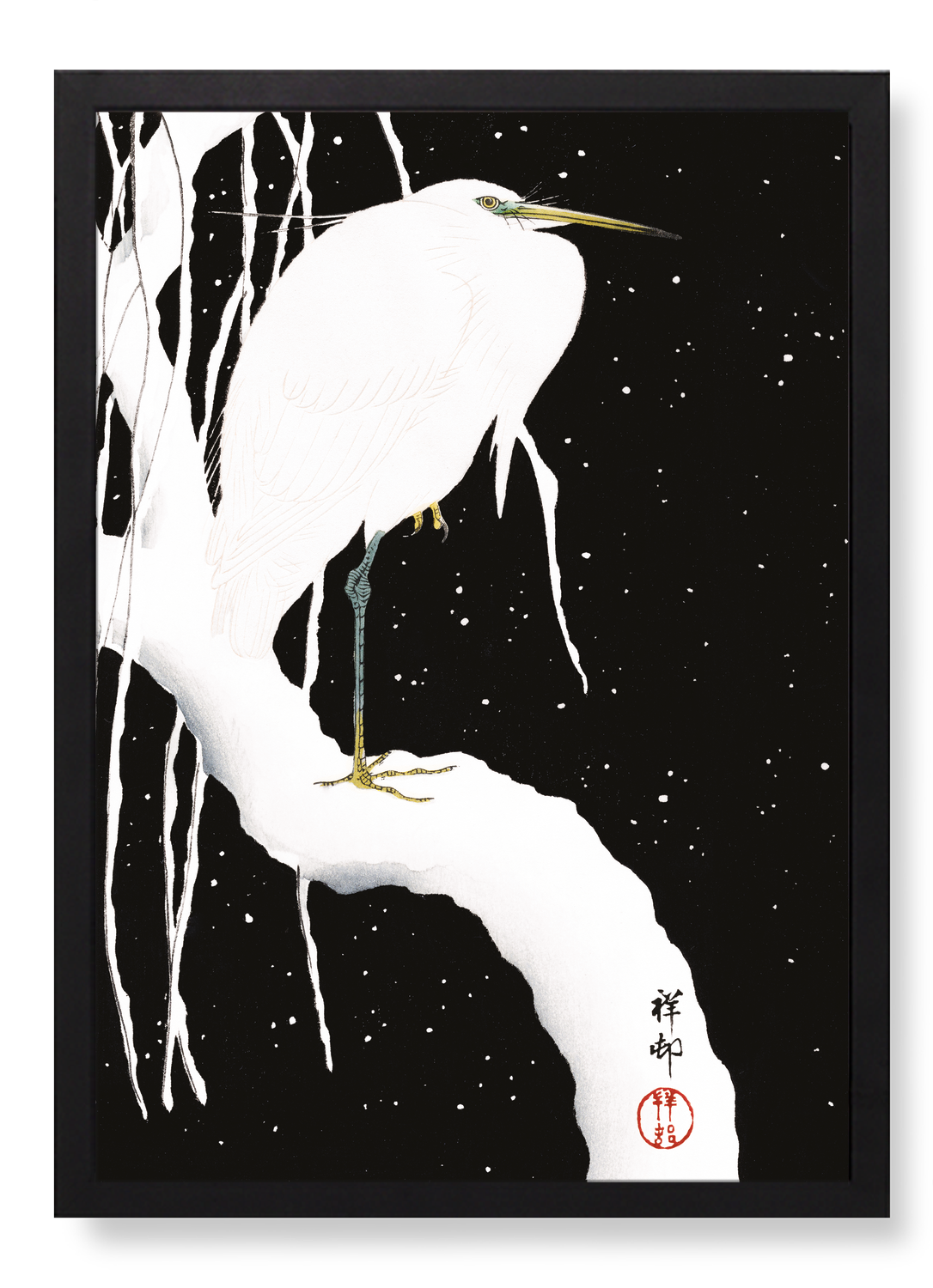 EGRET IN WINTER (C.1910)