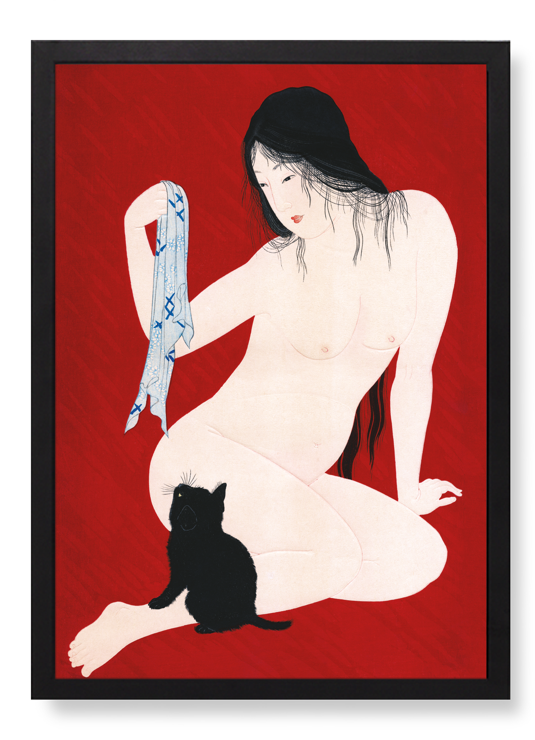 NUDE WITH BLACK CAT C.1930