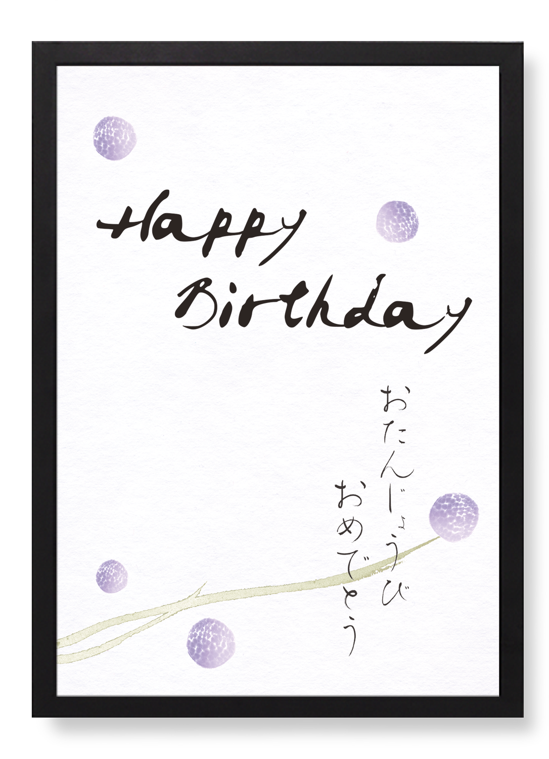 BIRTHDAY IN JAPANESE