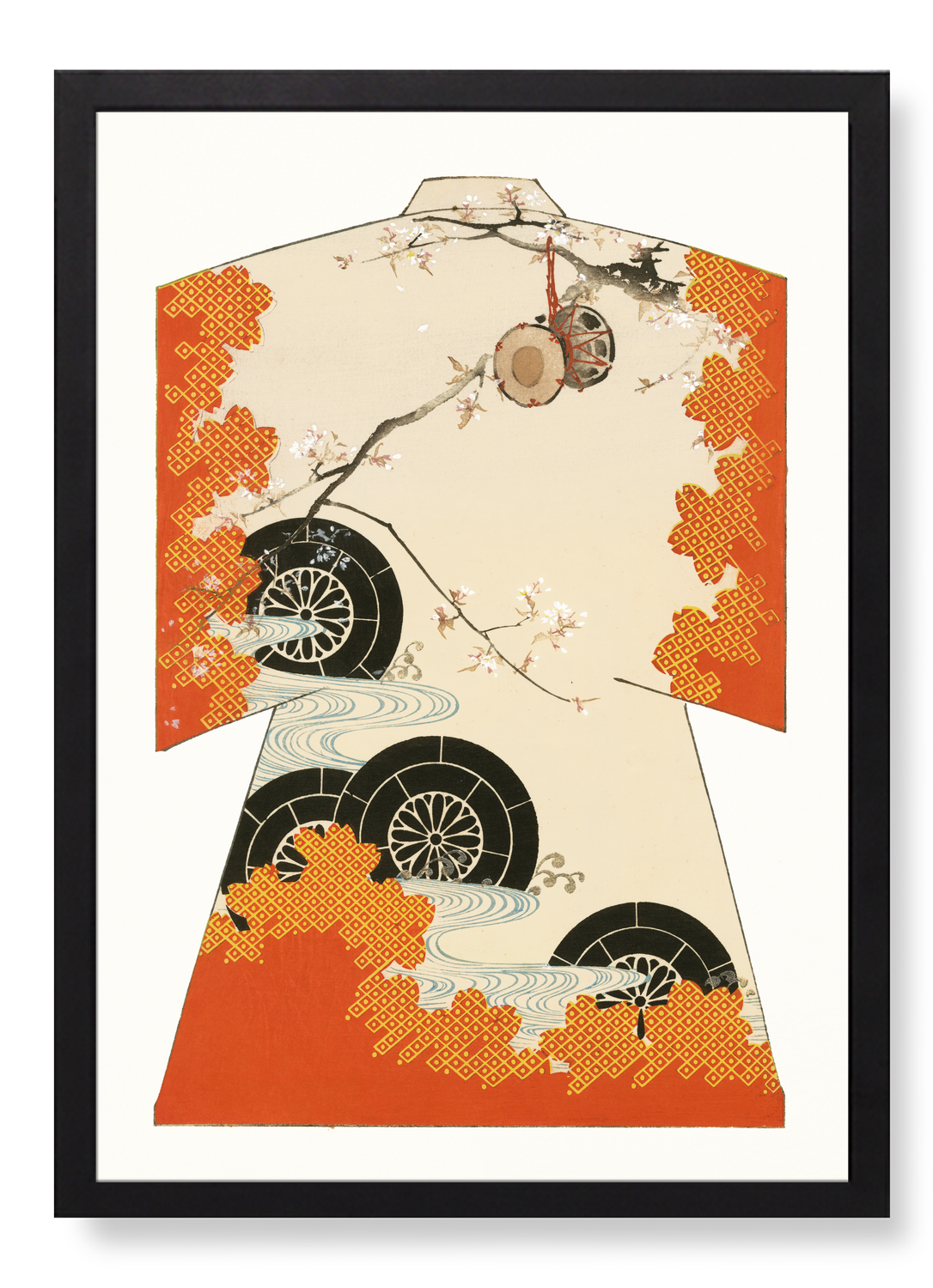 KIMONO OF CHERRY BLOSSOM AND DRUM (1899)