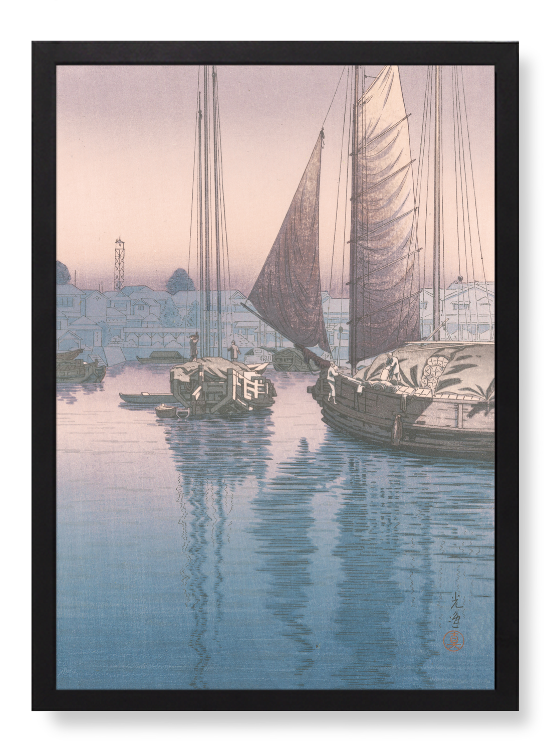 SUNSET AT SETO INLAND SEA